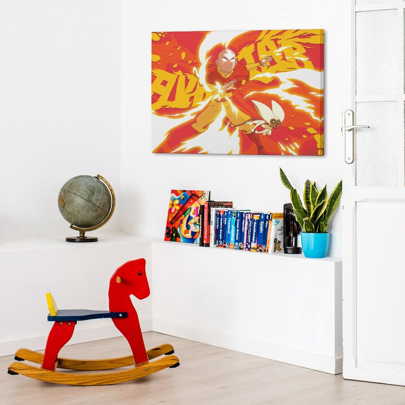 Aang and Momo - Fire