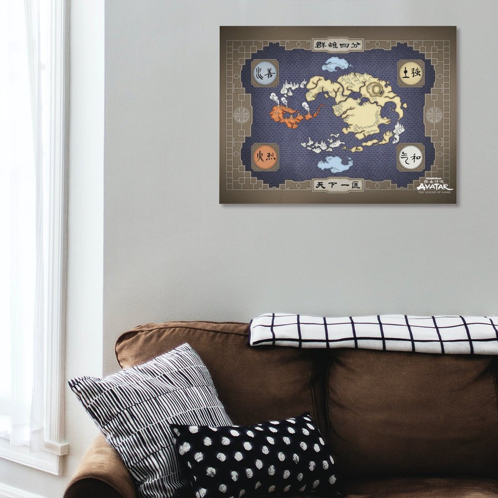 The Four Nations Map