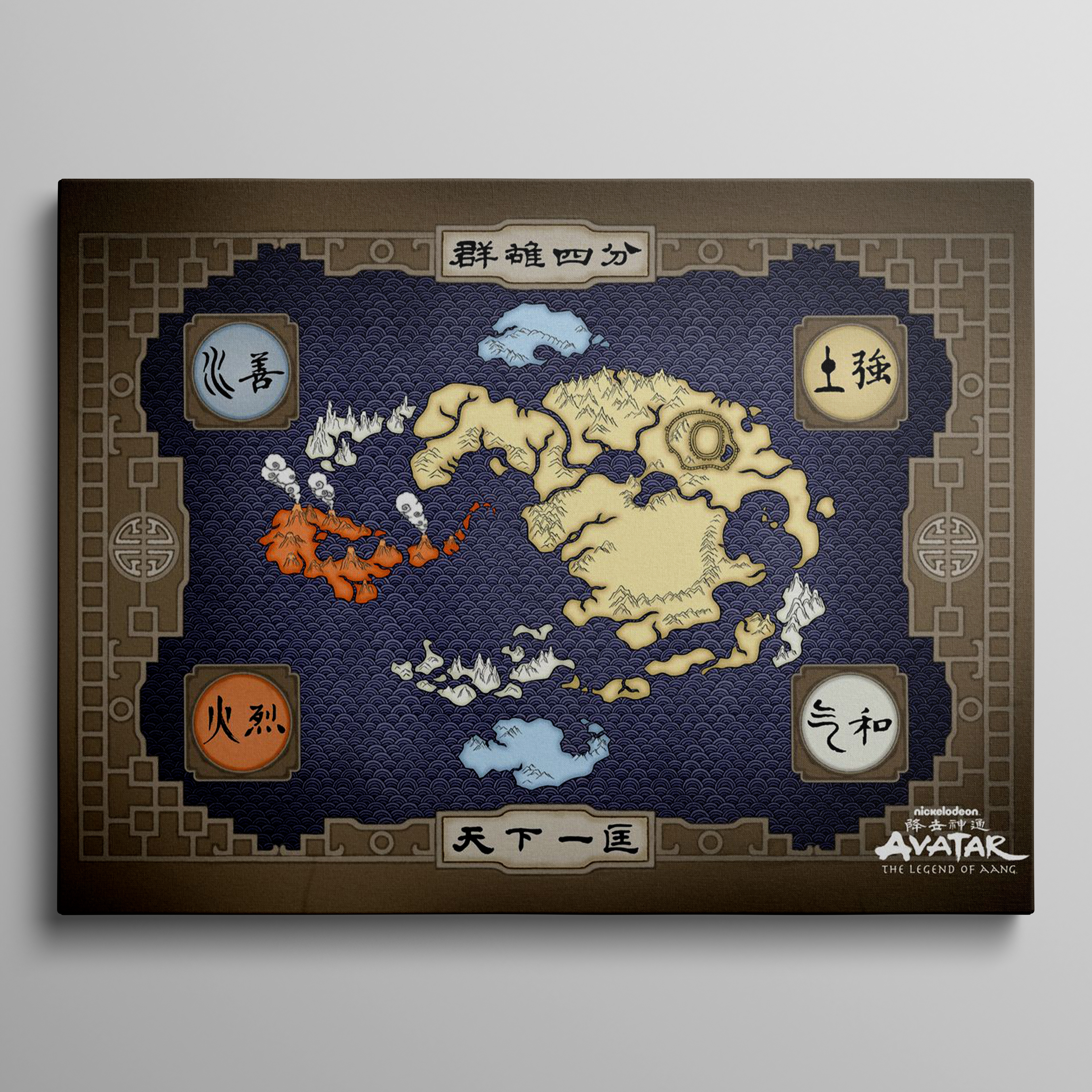 The Four Nations Map