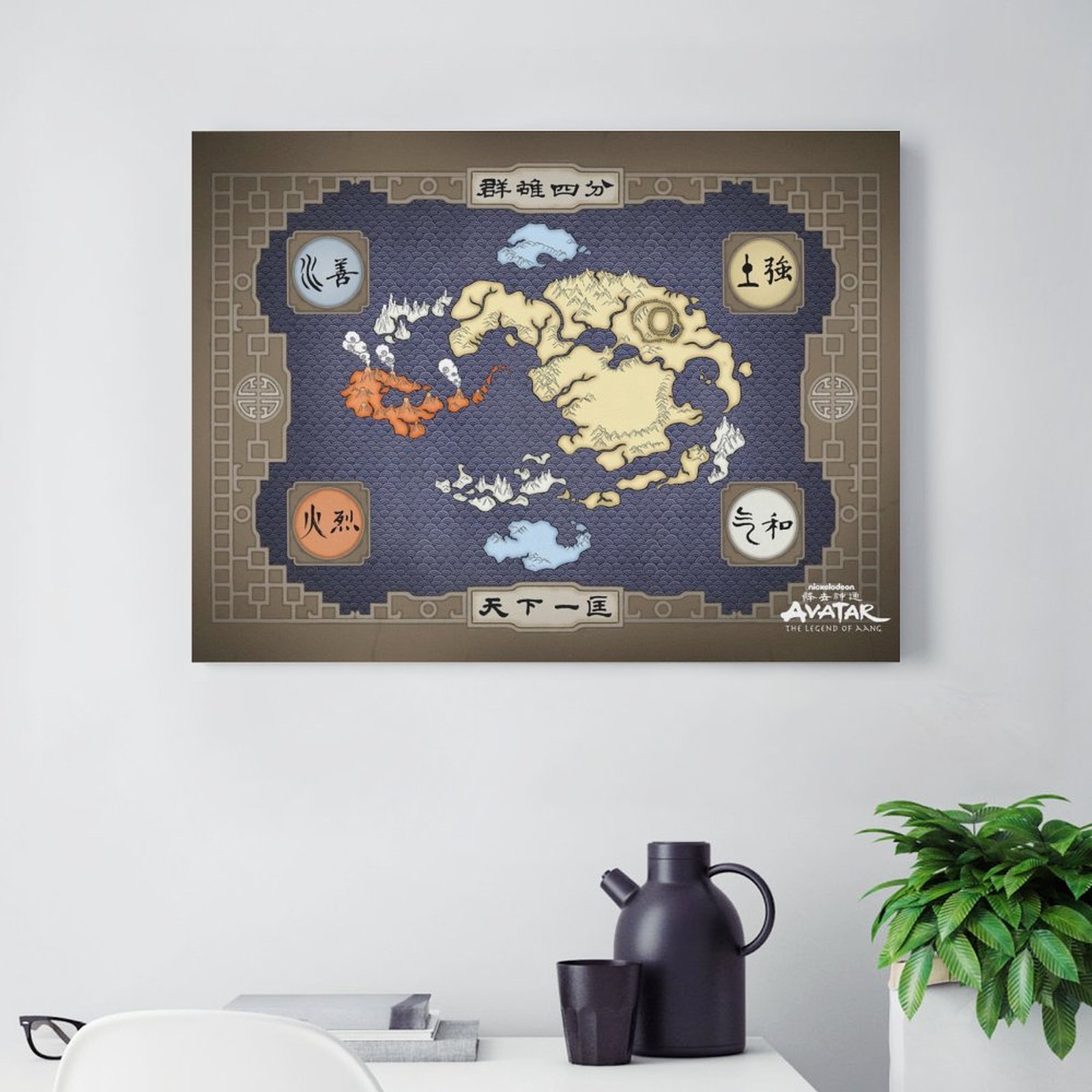 The Four Nations Map