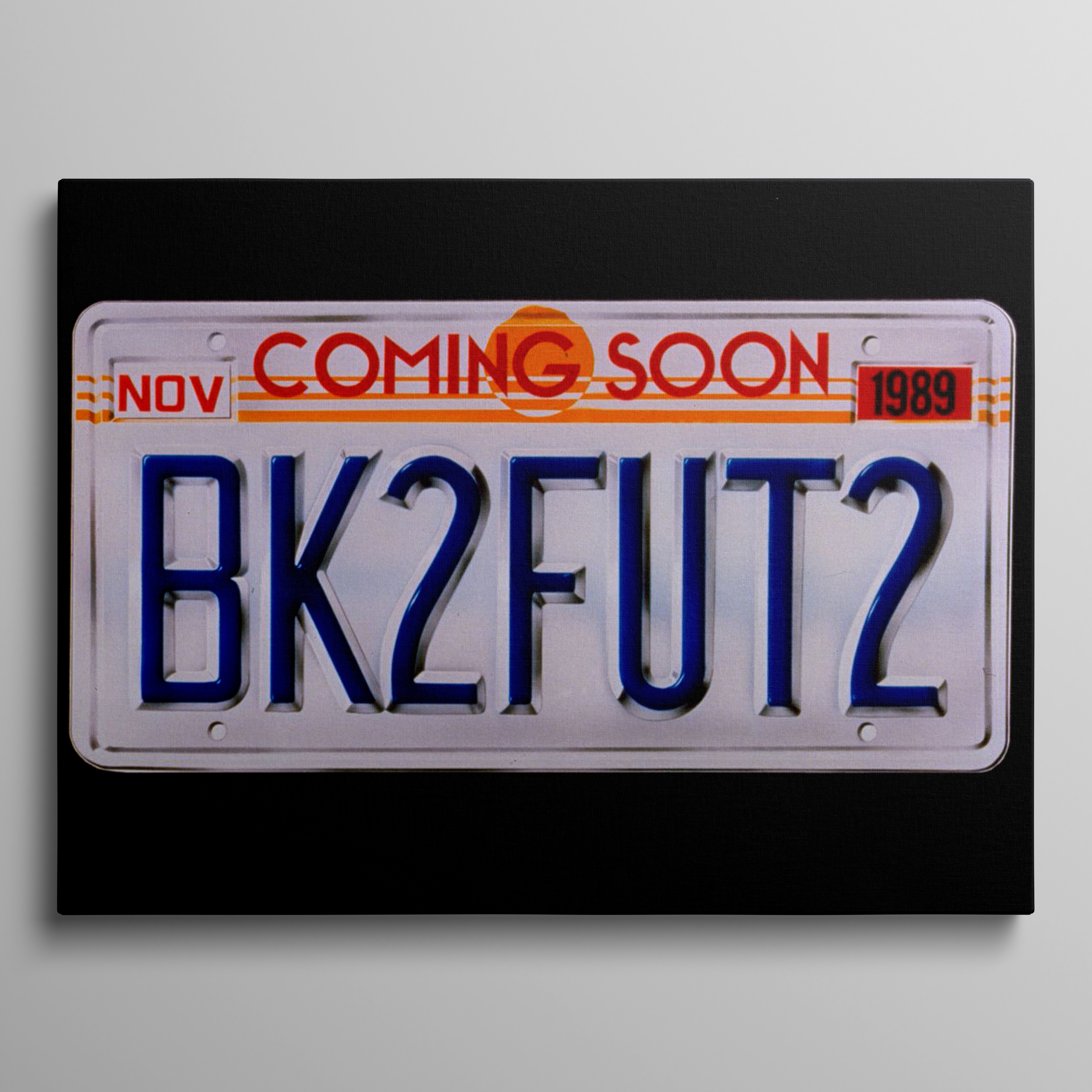 Back To The Future Plate
