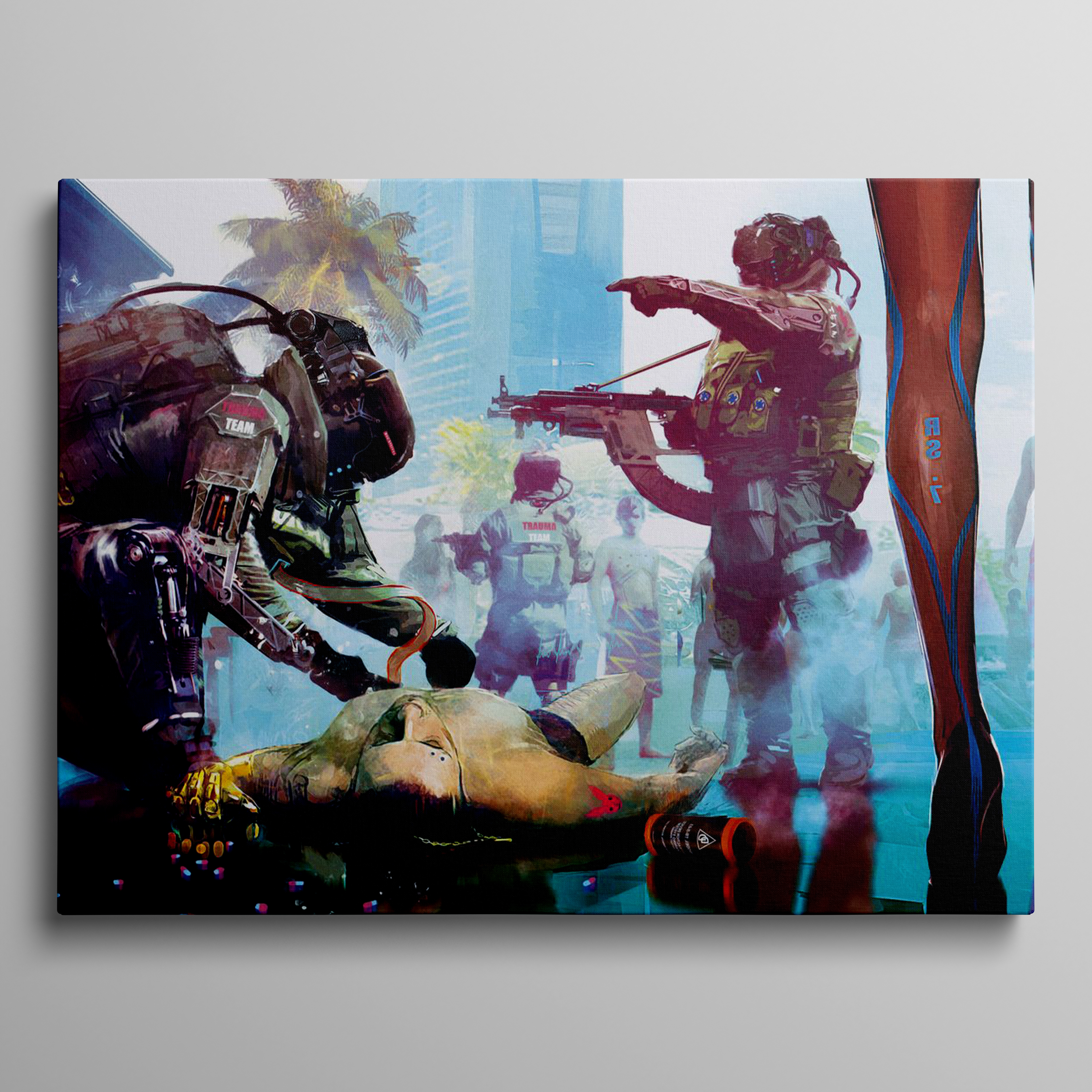 Trauma team in action