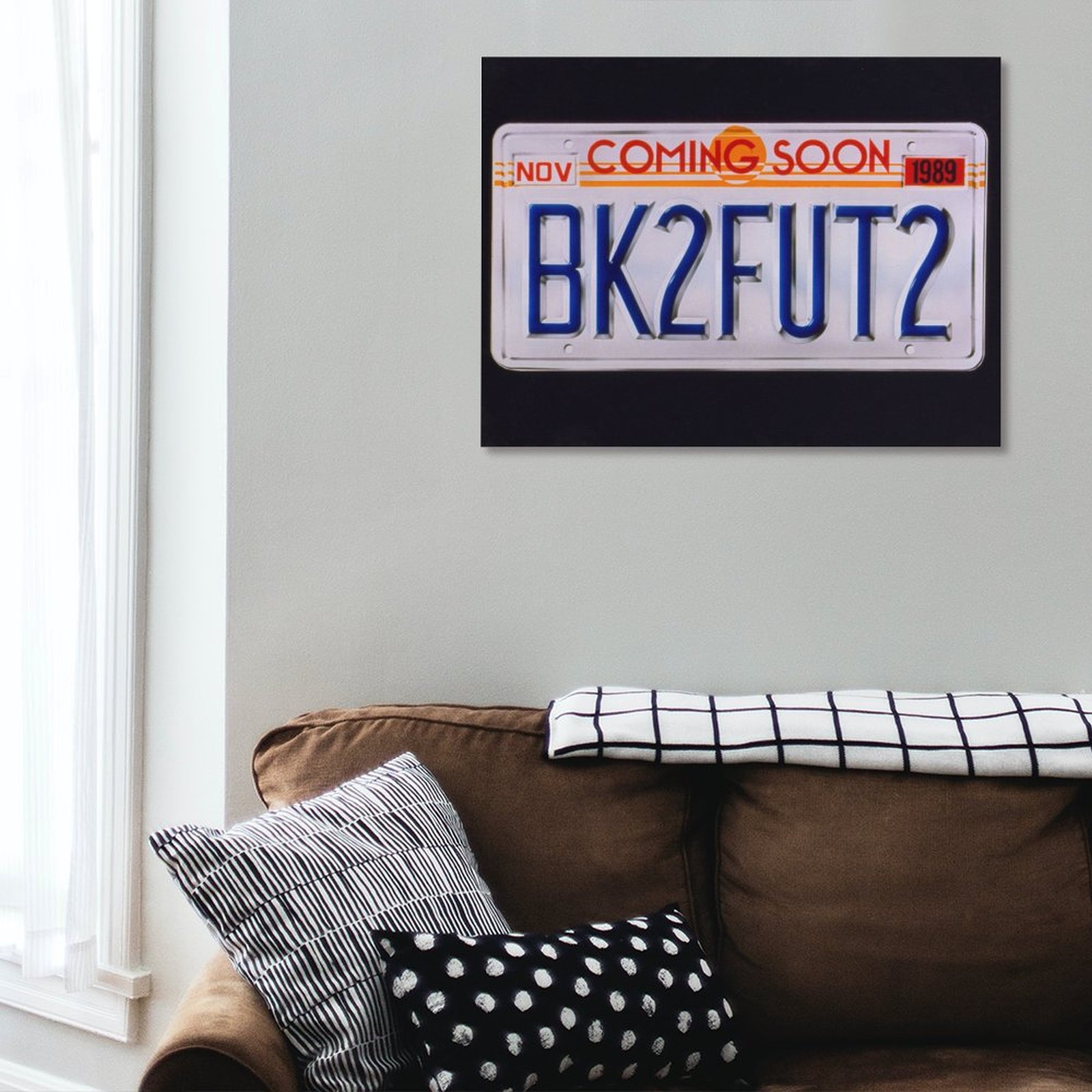 Back To The Future Plate