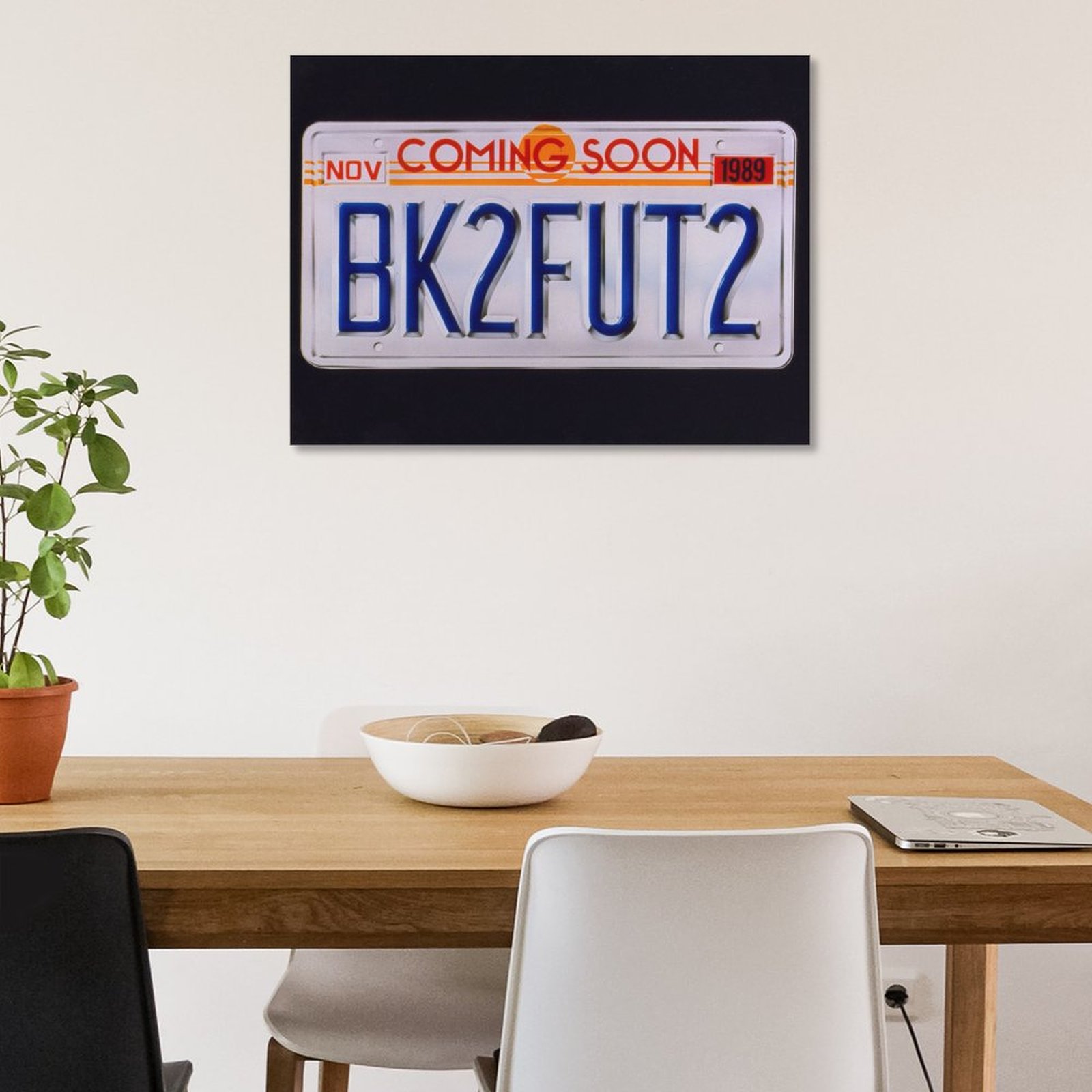 Back To The Future Plate