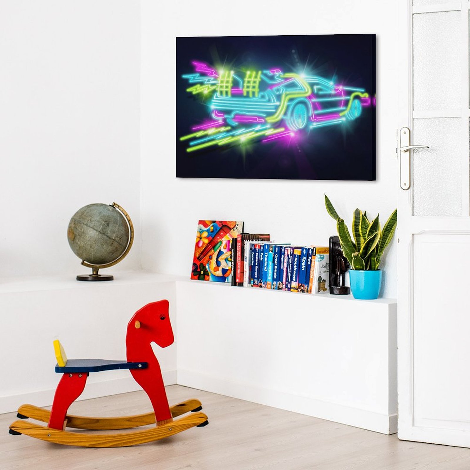 At the speed of light