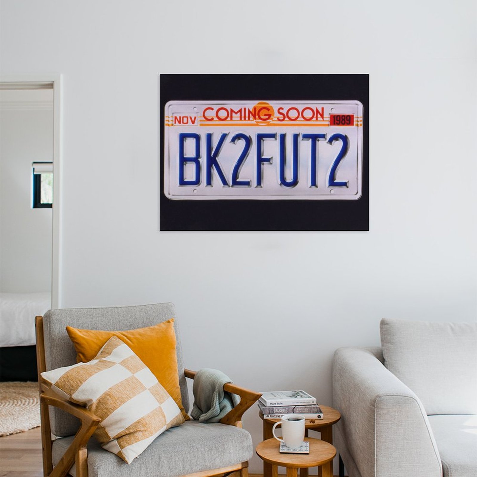 Back To The Future Plate