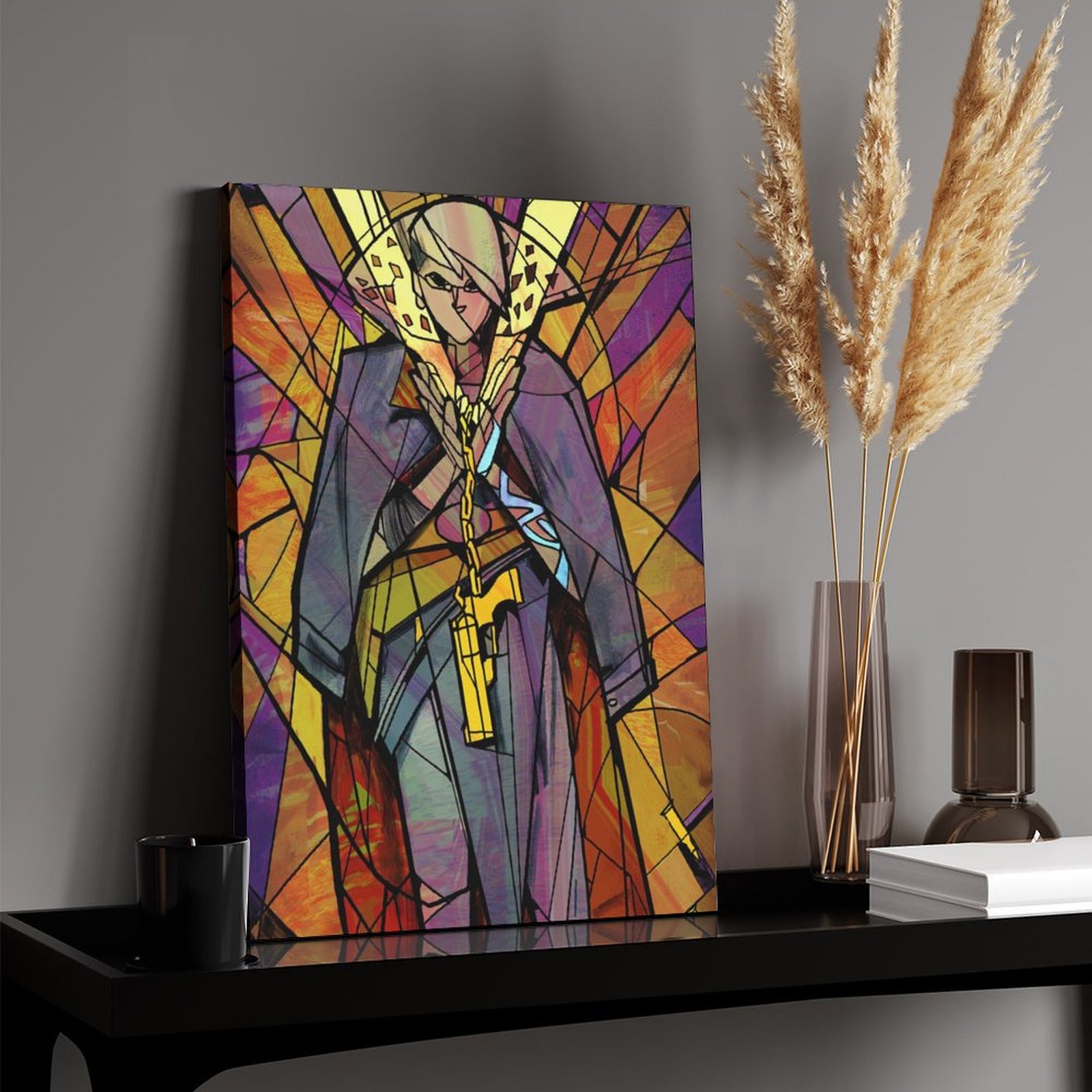 God Queen Stained Glass