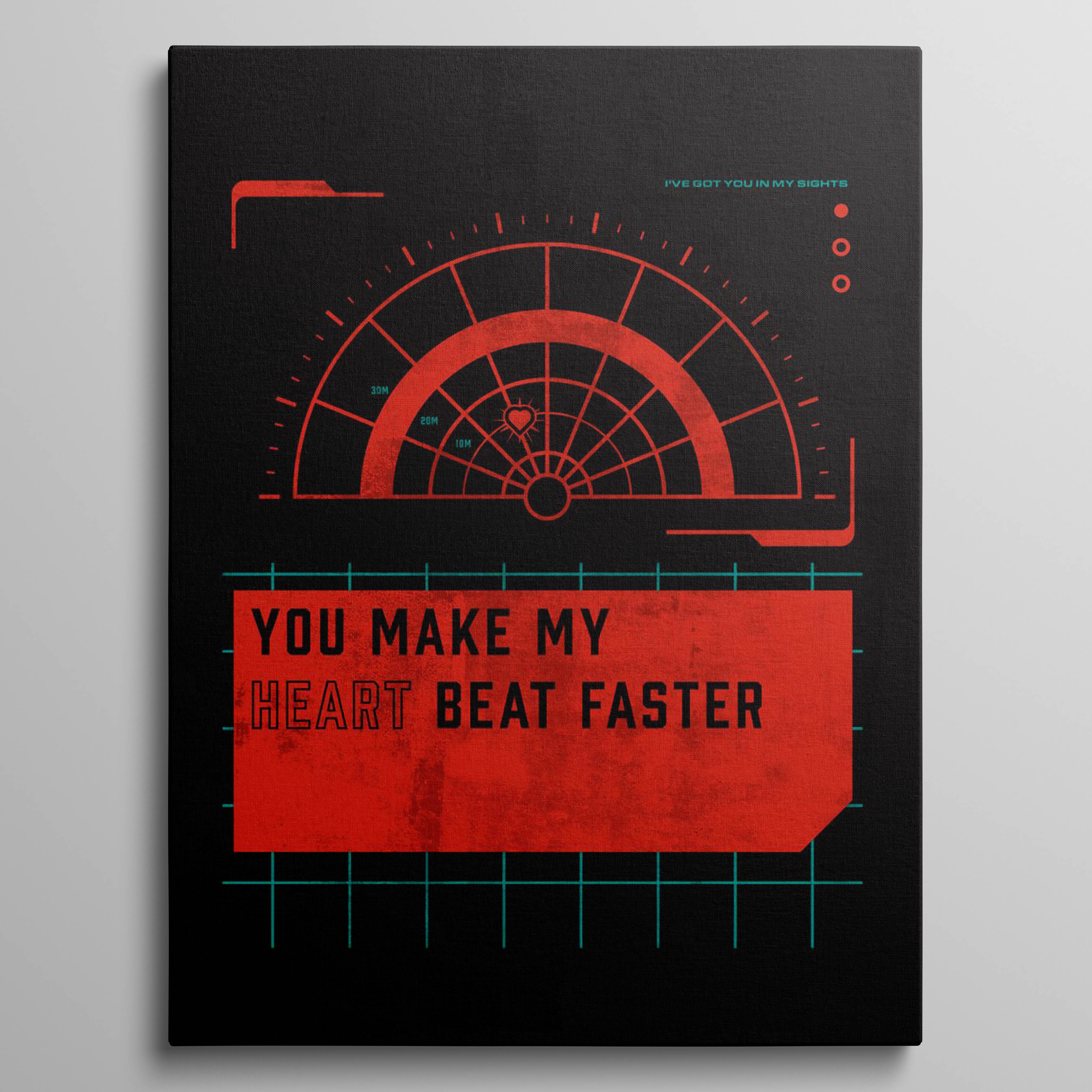 You make my heart beat