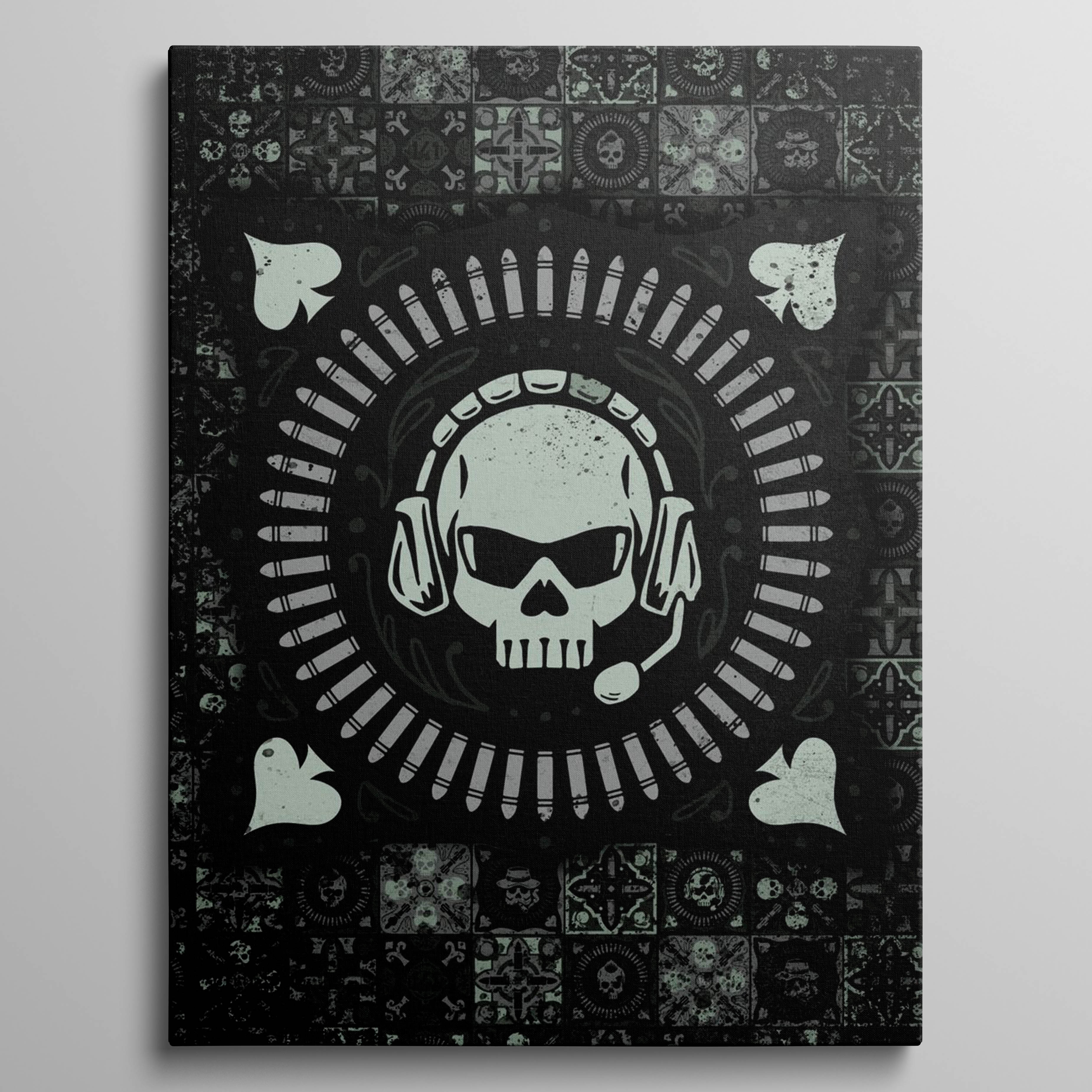 Headphones mosaic tile