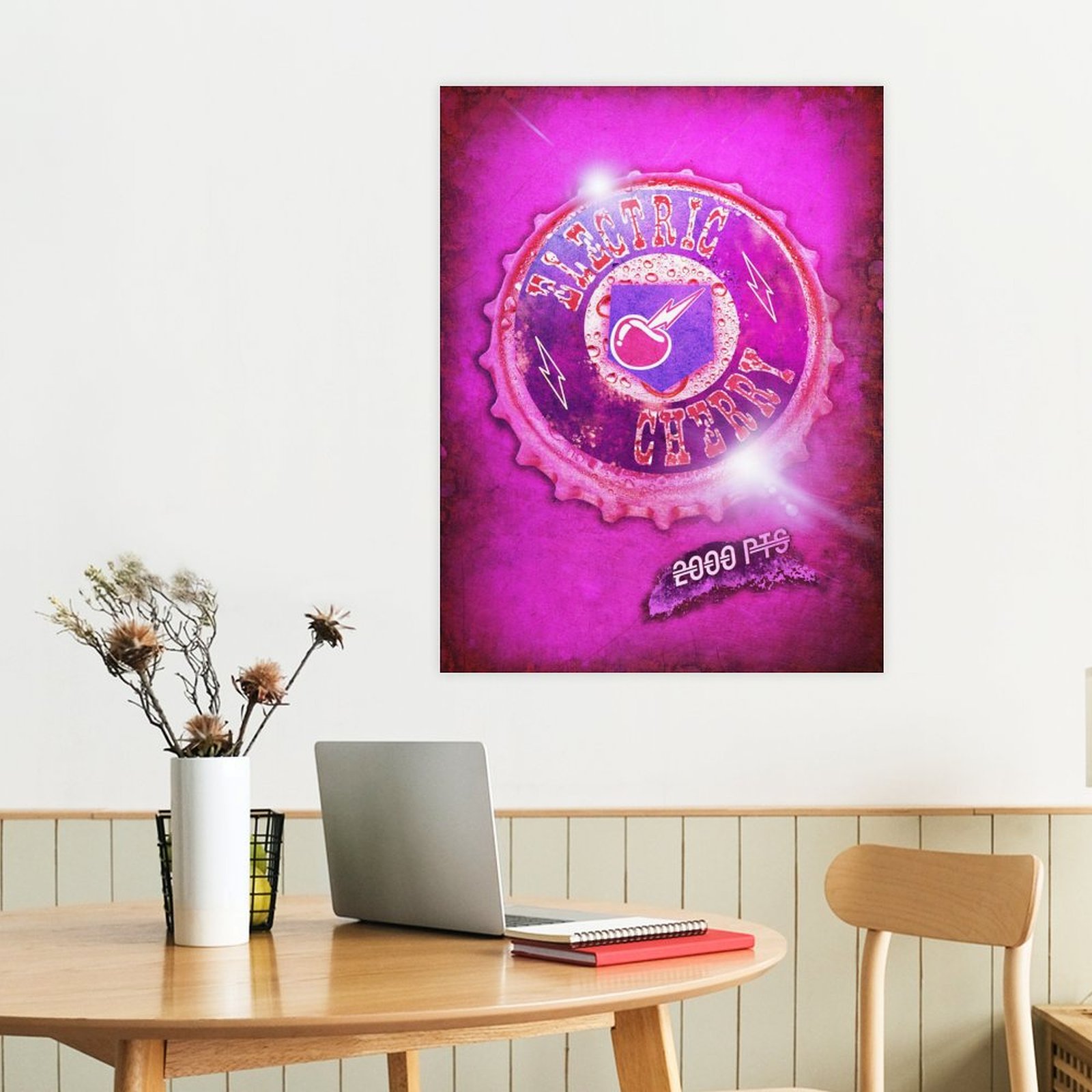 Electric Cherry Bottle Cap