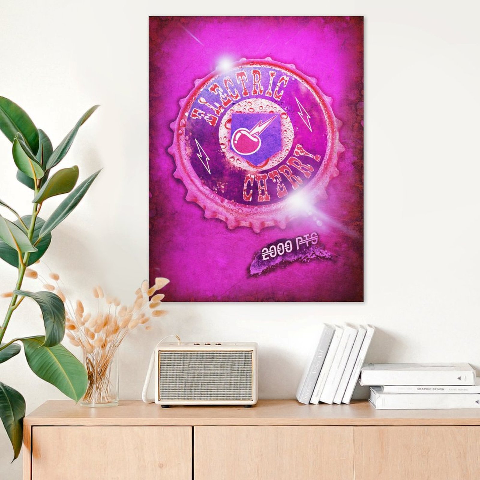 Electric Cherry Bottle Cap