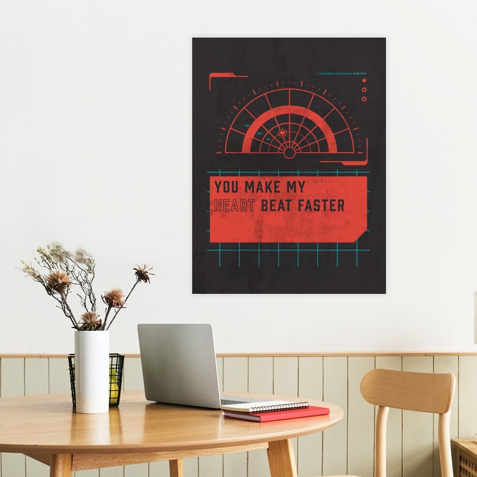 You make my heart beat