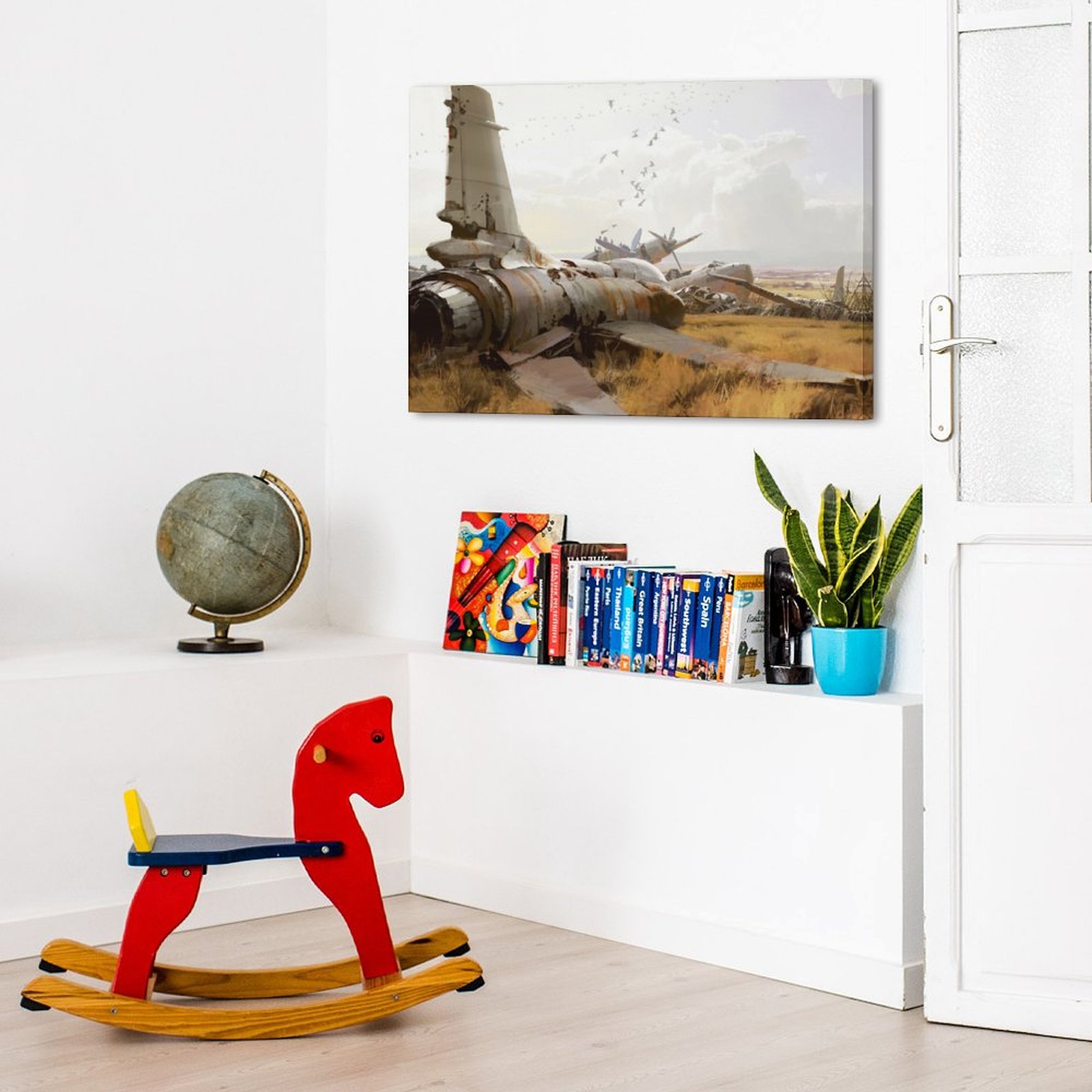 Wrecked Aircraft Art