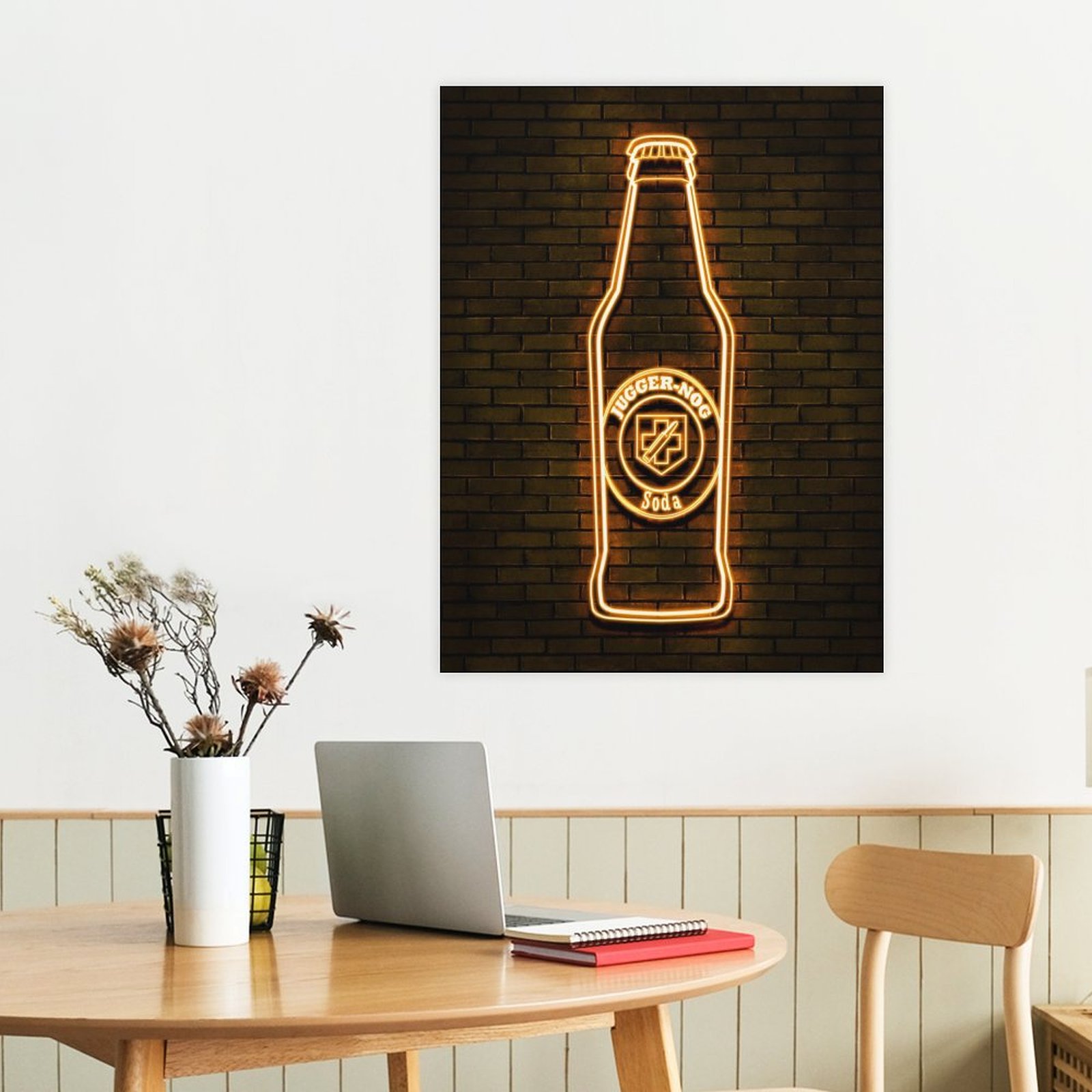 Jugger-Nog Wall Neon