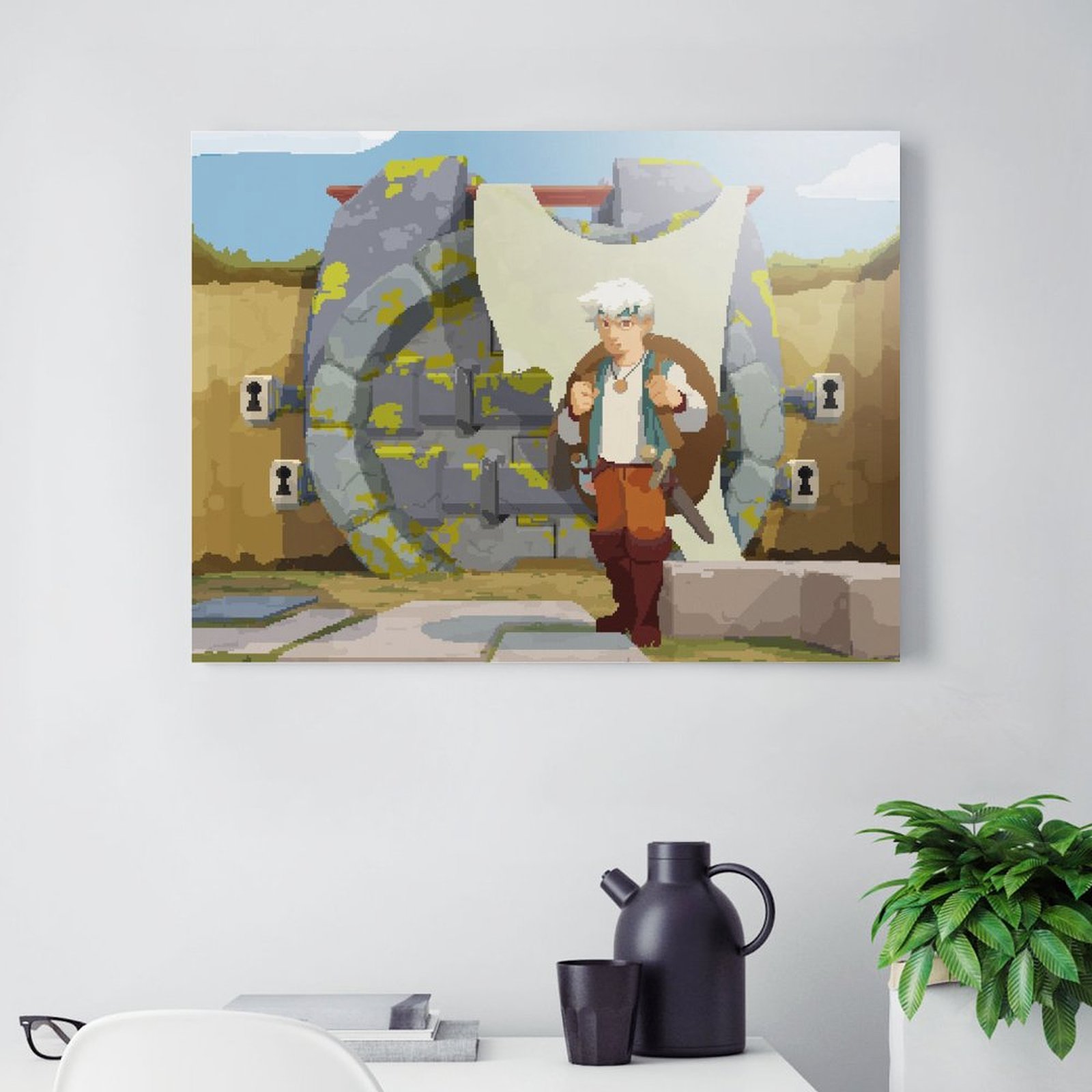 In front of The Gate