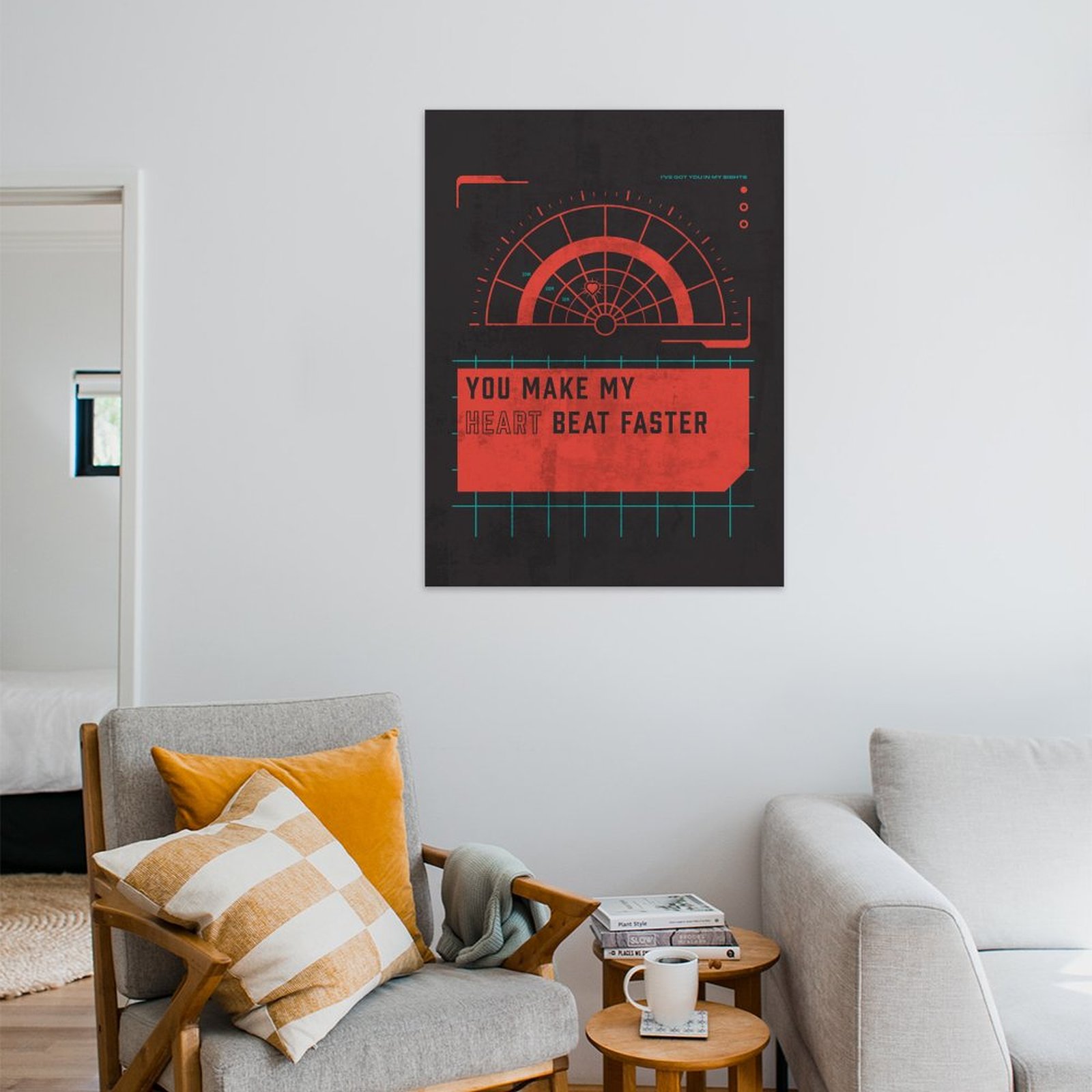 You make my heart beat