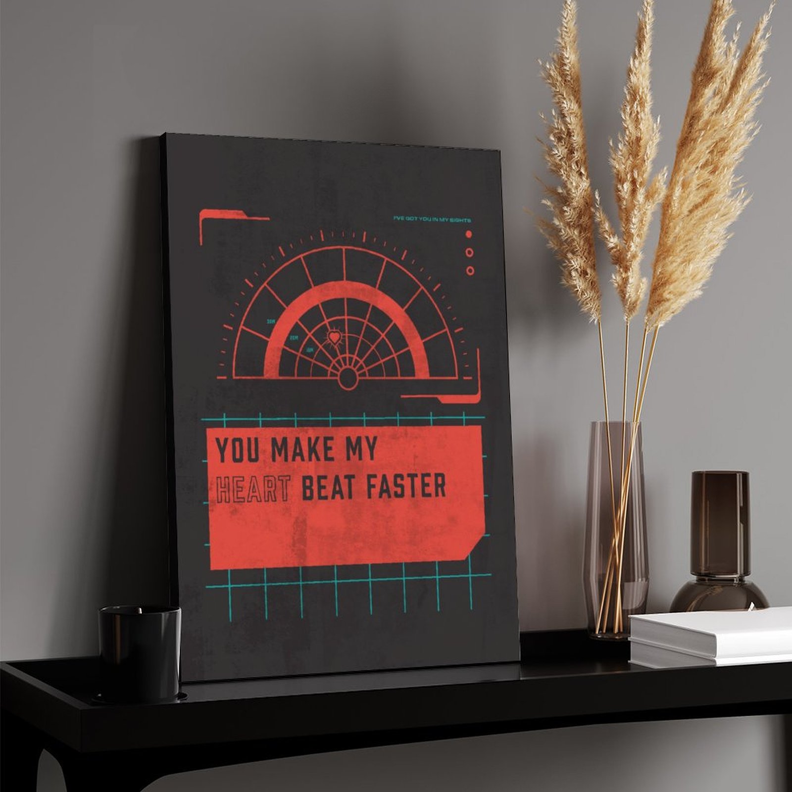 You make my heart beat