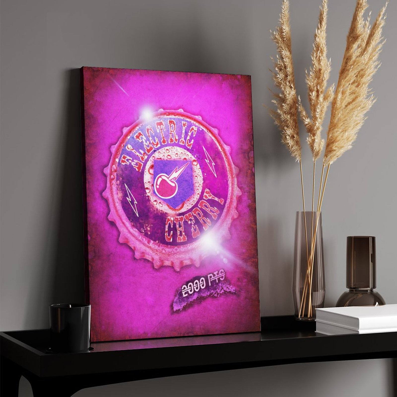 Electric Cherry Bottle Cap