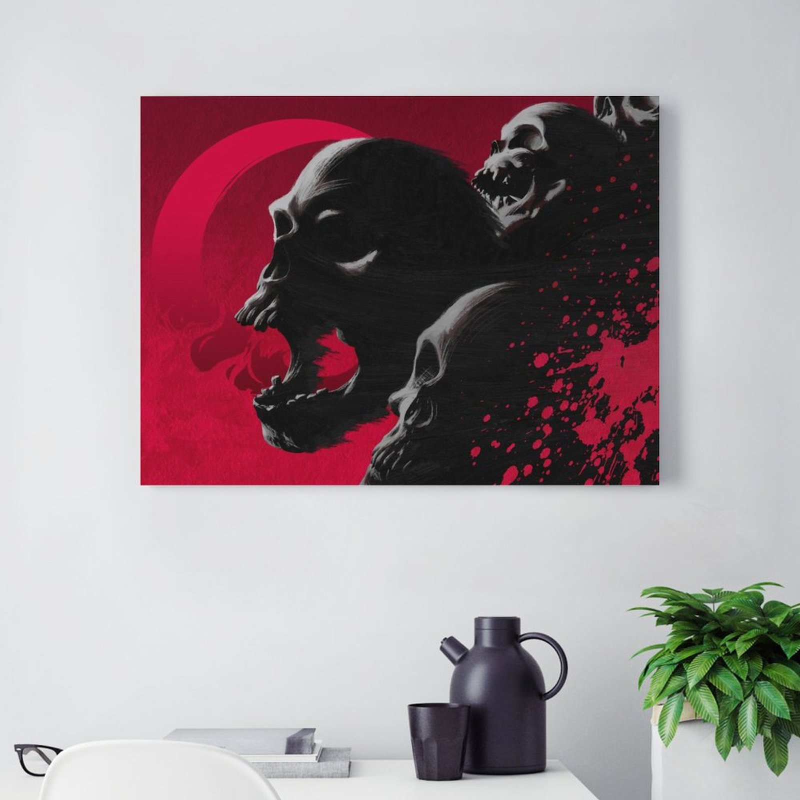 Castlevania Key Art Skull