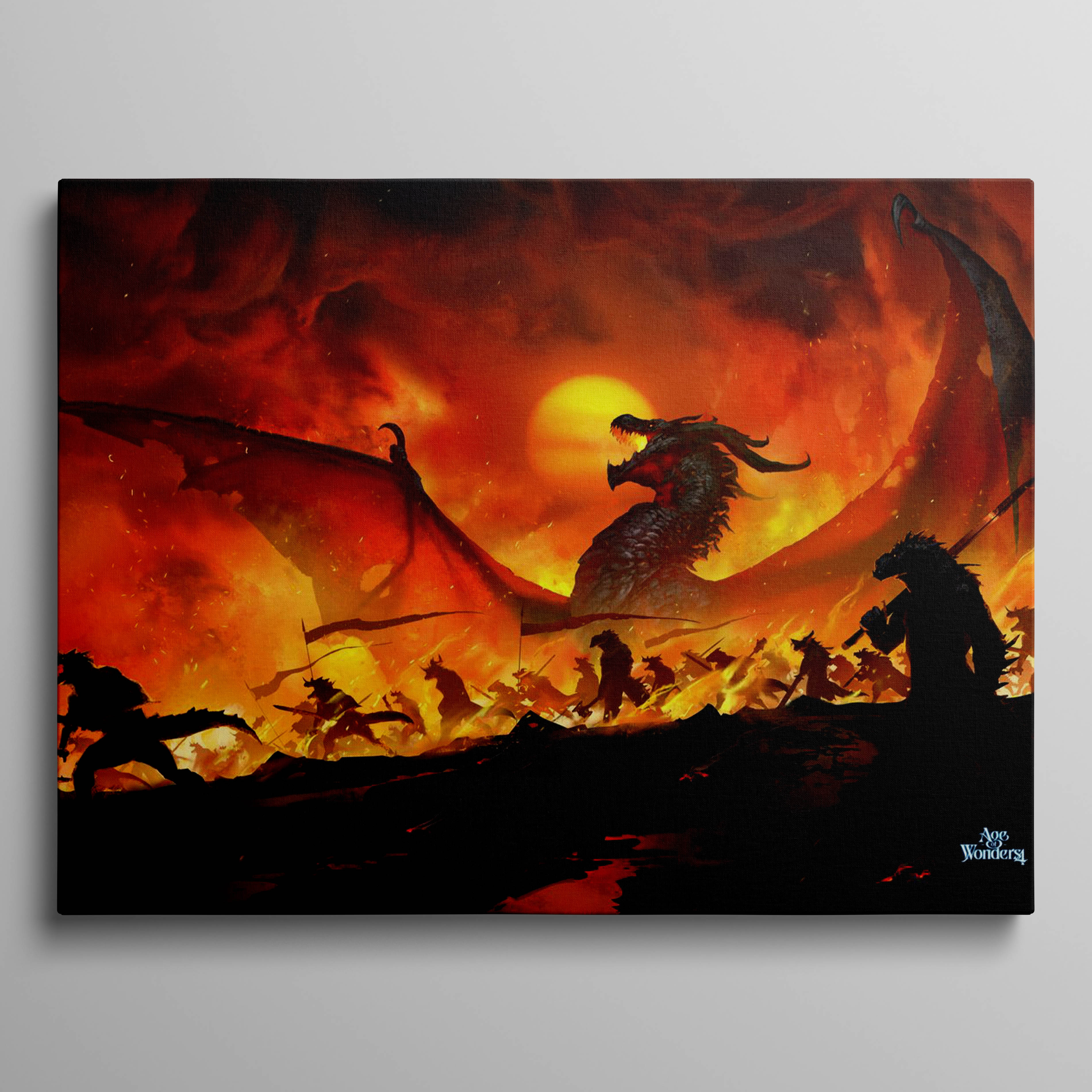 Dragon Dawn Landscape Logo
