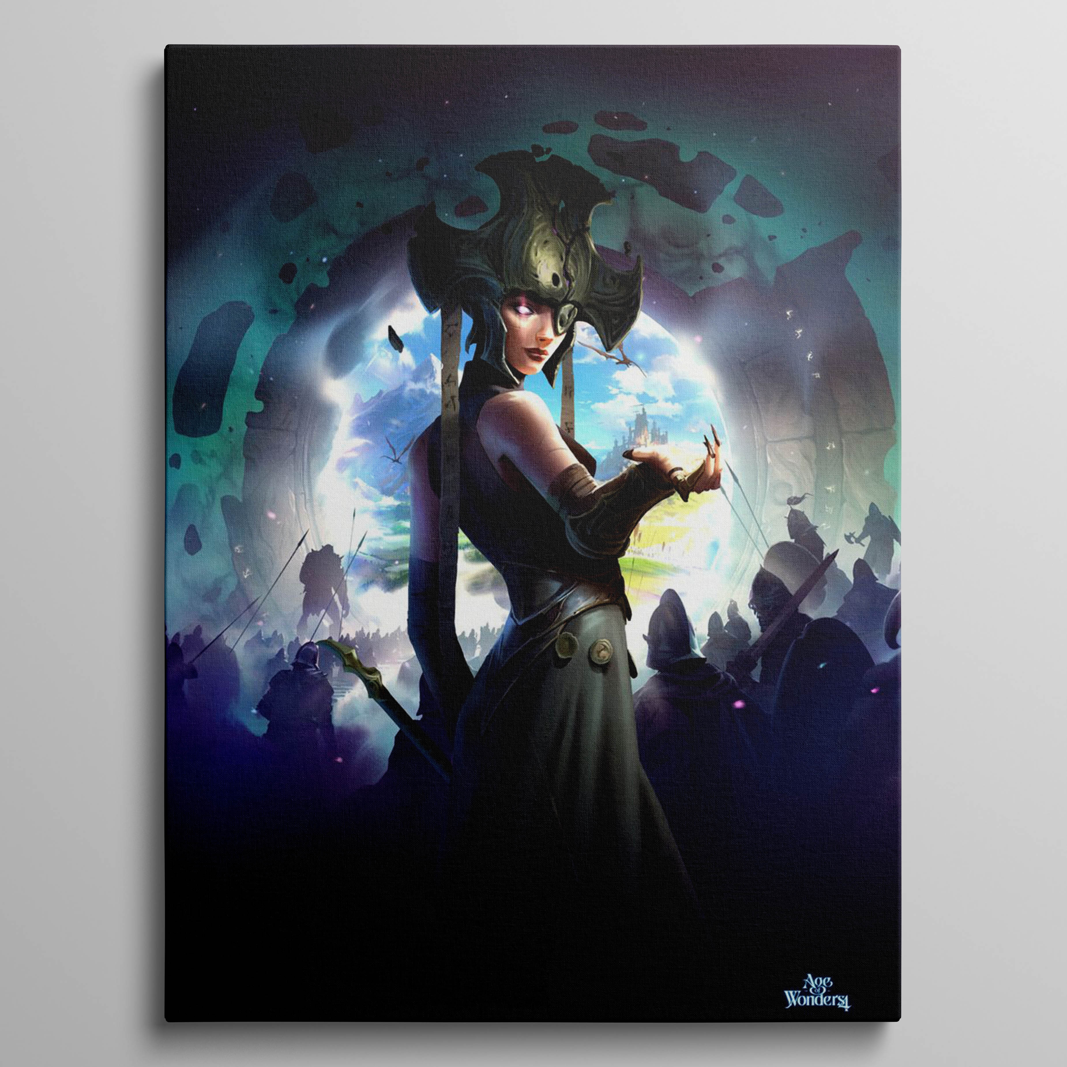 Wizard Queen Portrait Logo