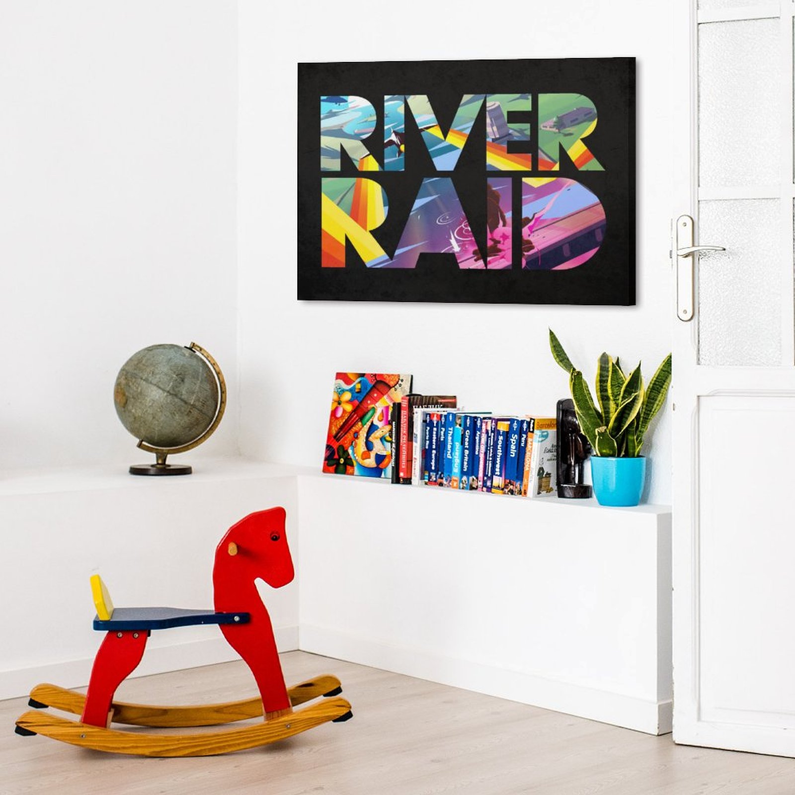 River Raid Typography