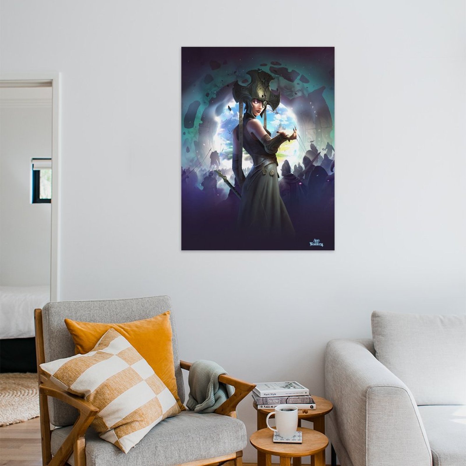 Wizard Queen Portrait Logo