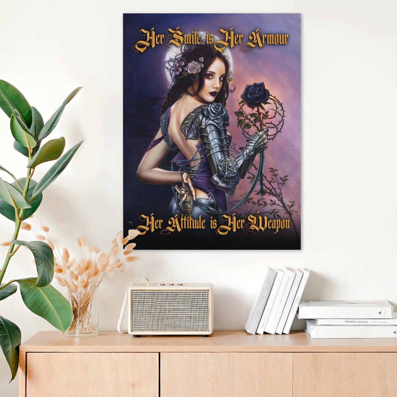 Her smile is her armour