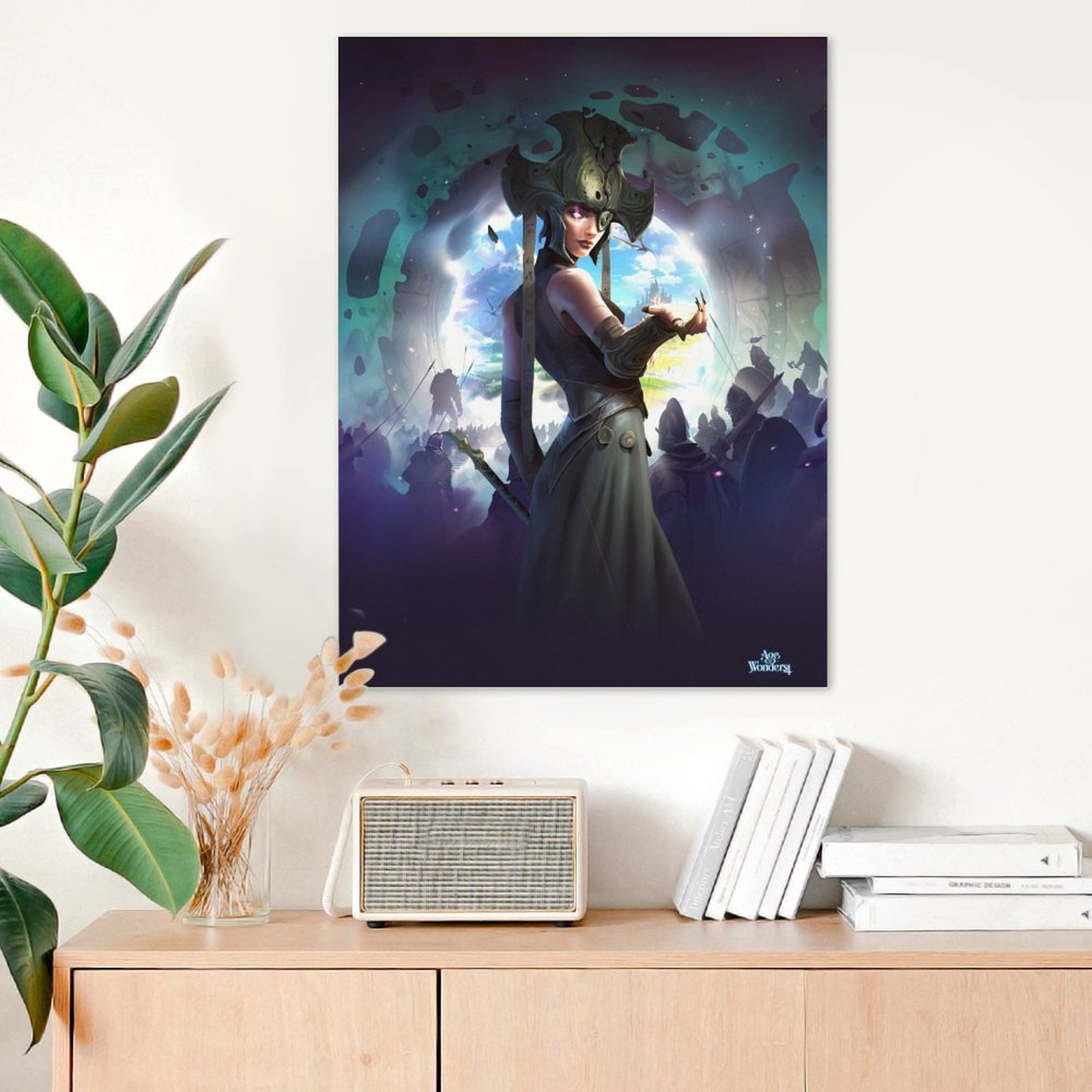 Wizard Queen Portrait Logo