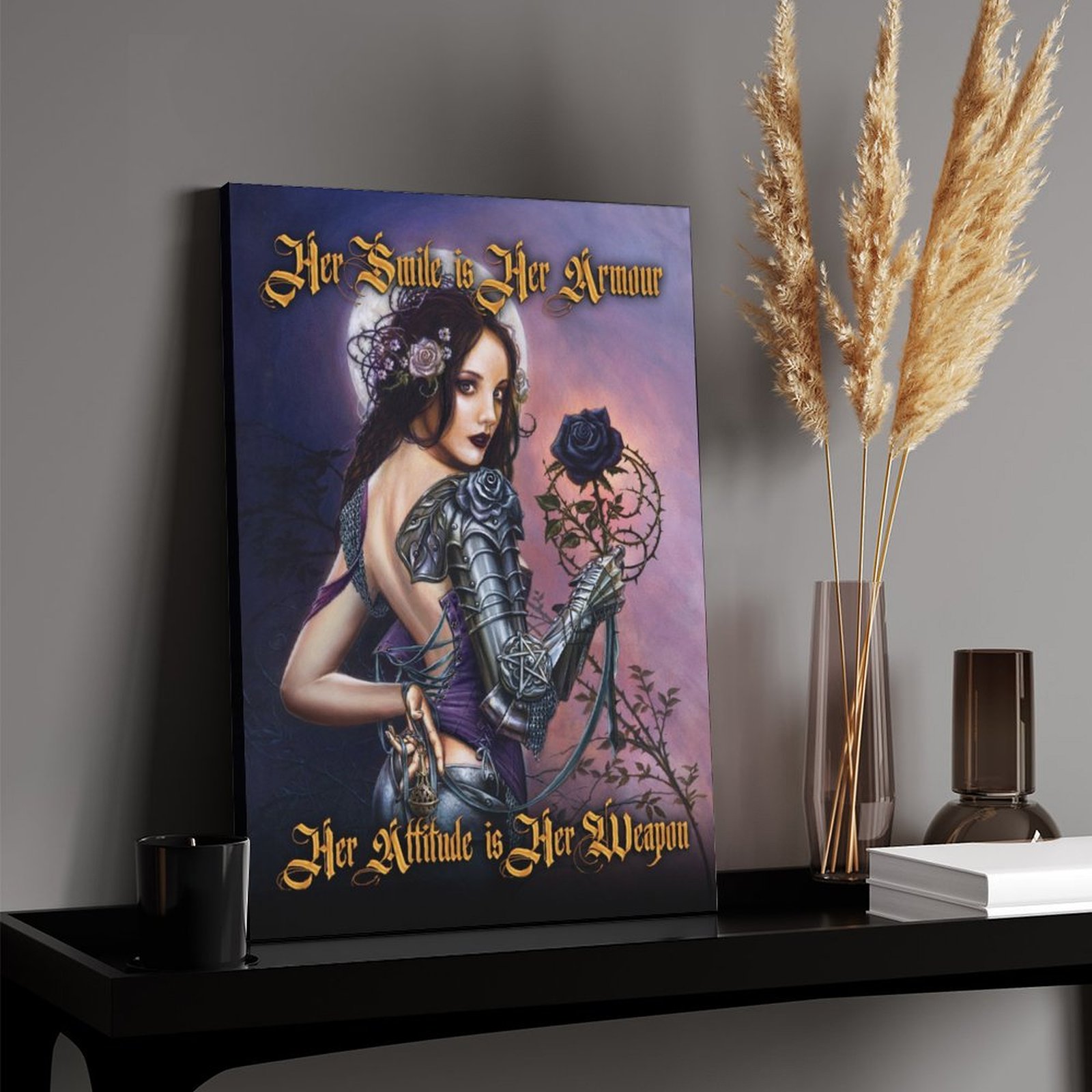 Her smile is her armour