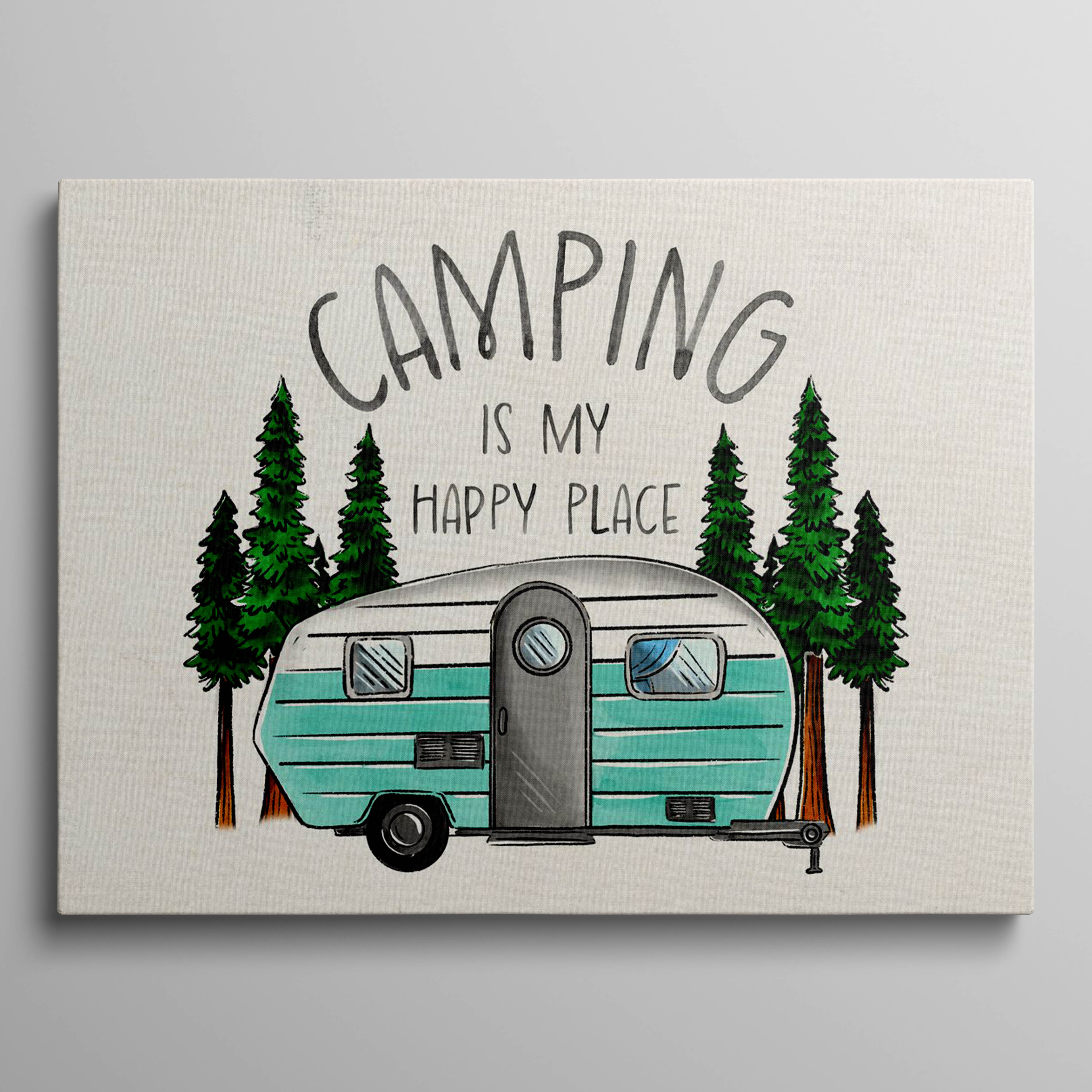 Camping is my happy place