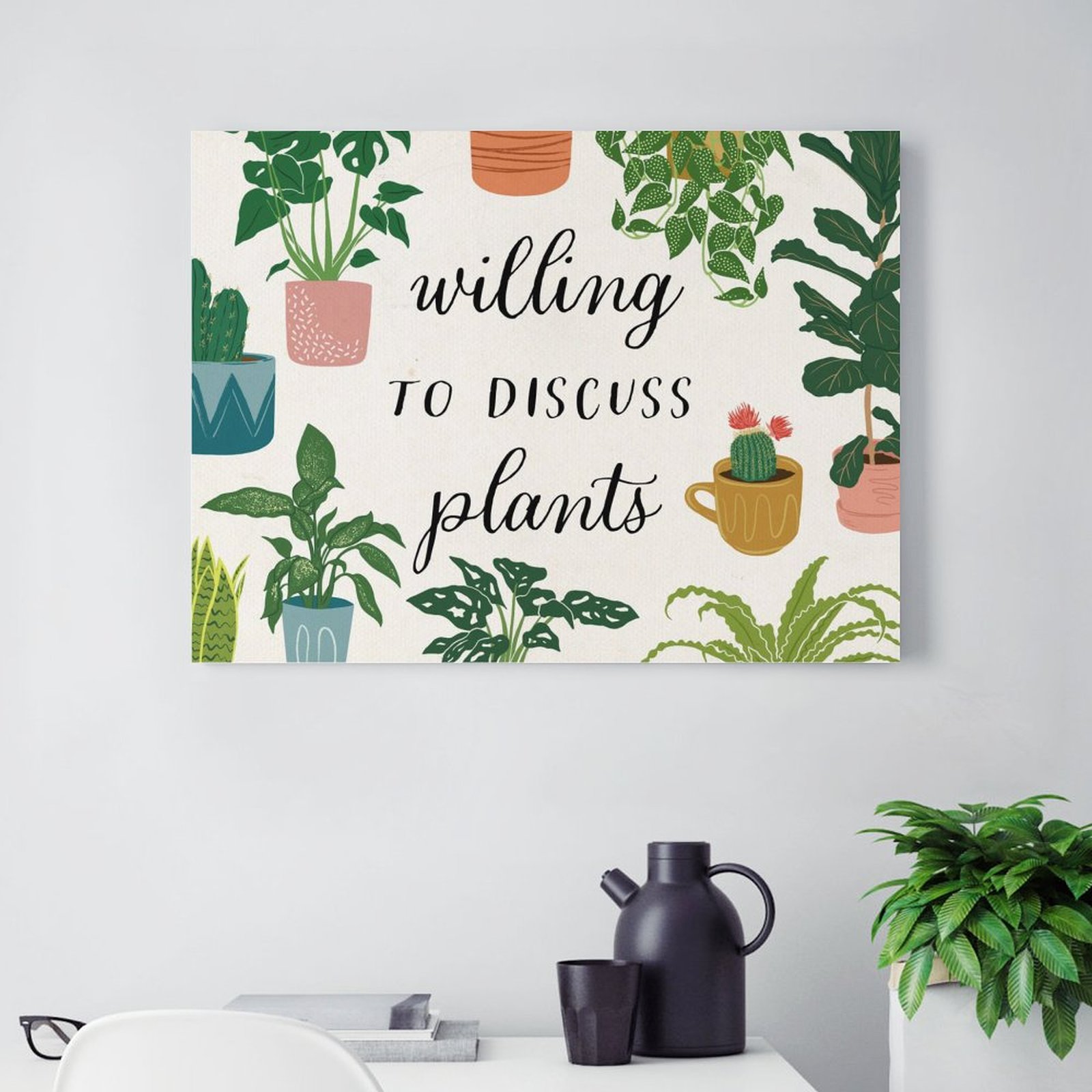 Willing to discuss plants