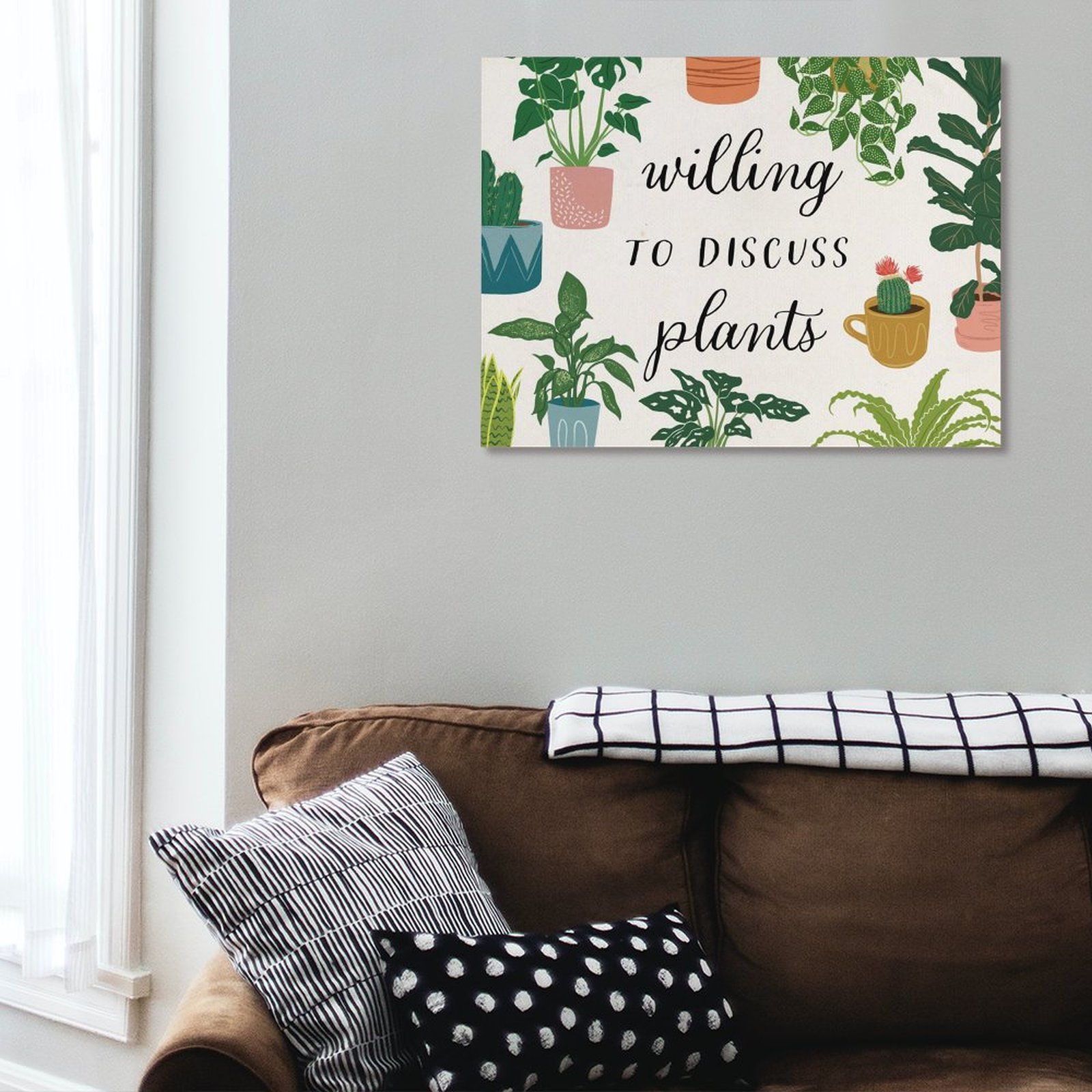 Willing to discuss plants