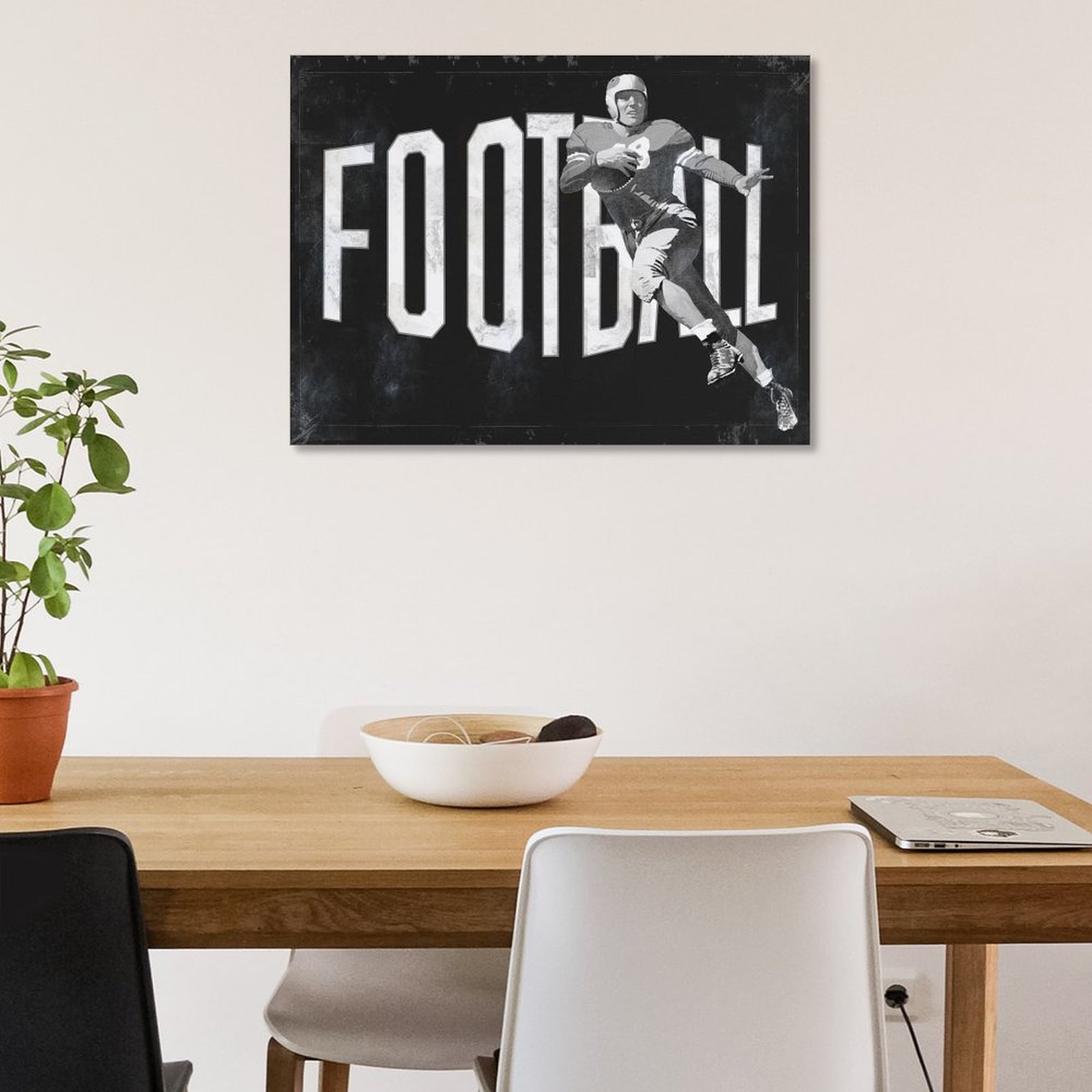 Football black & white