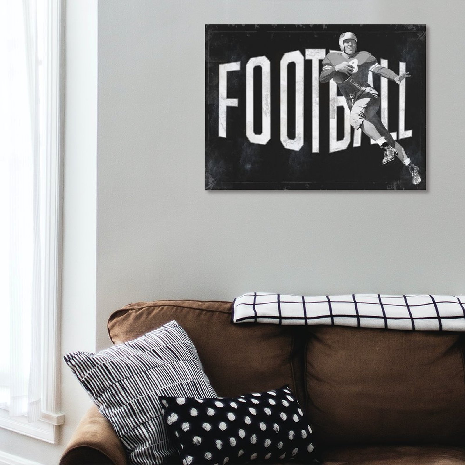 Football black & white