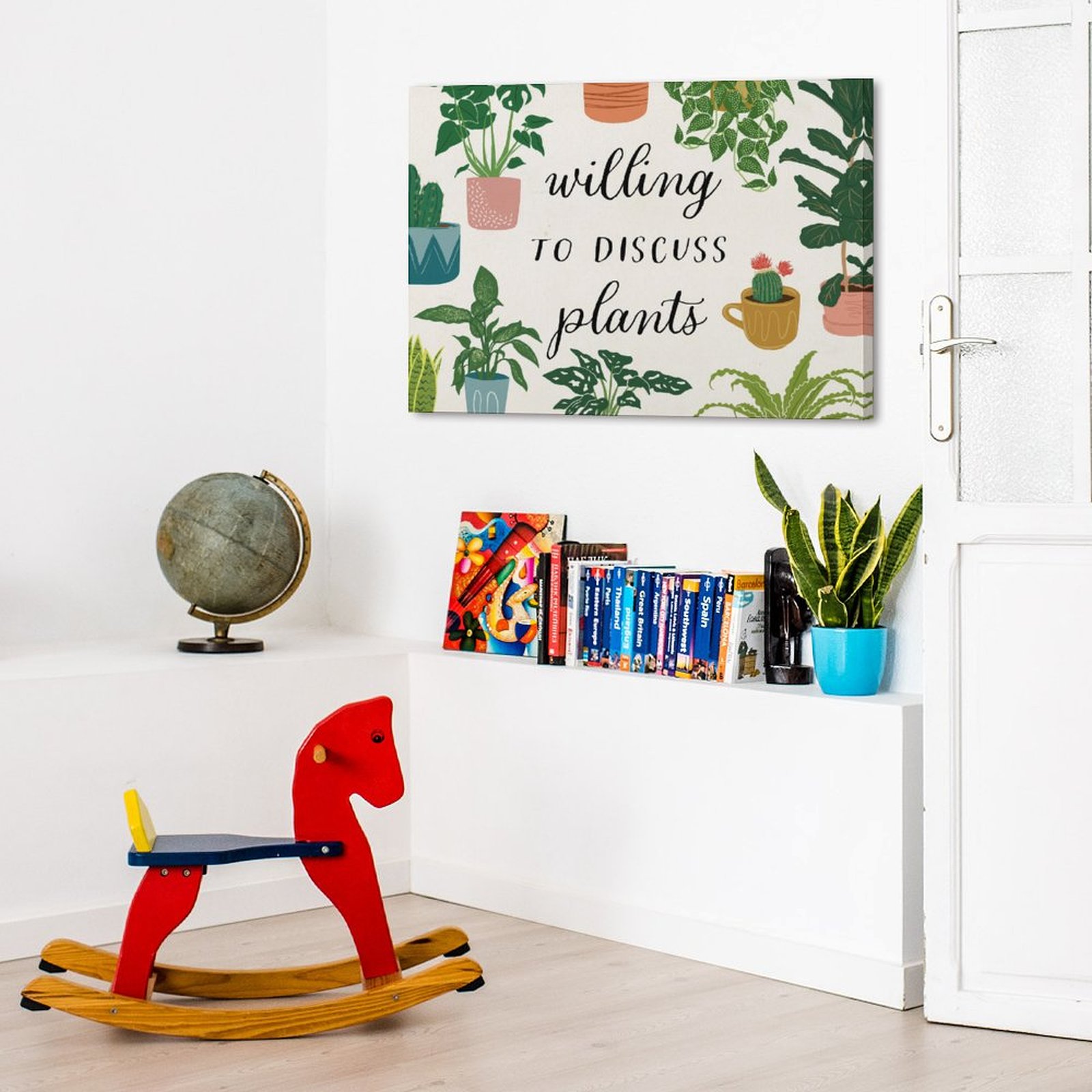 Willing to discuss plants