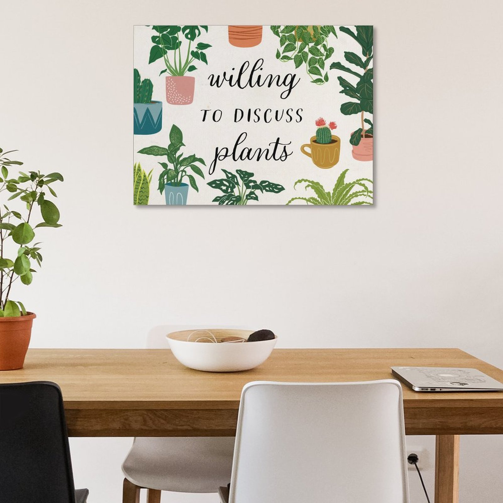 Willing to discuss plants