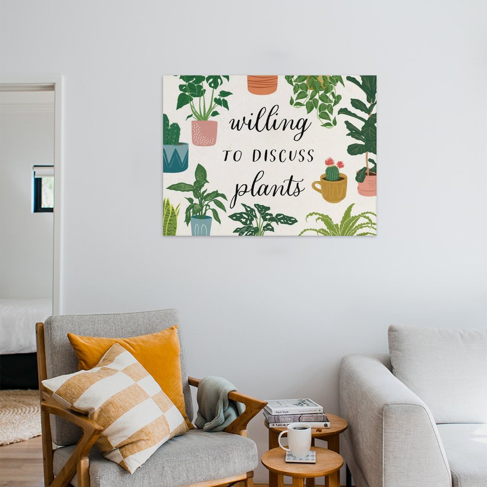 Willing to discuss plants