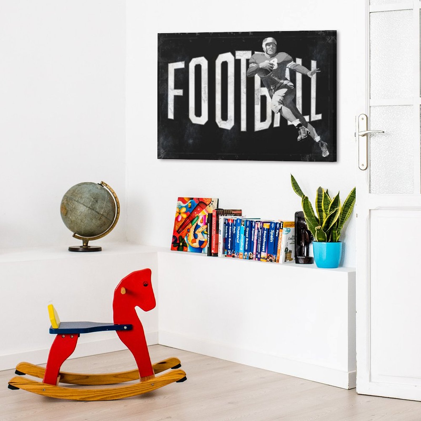 Football black & white