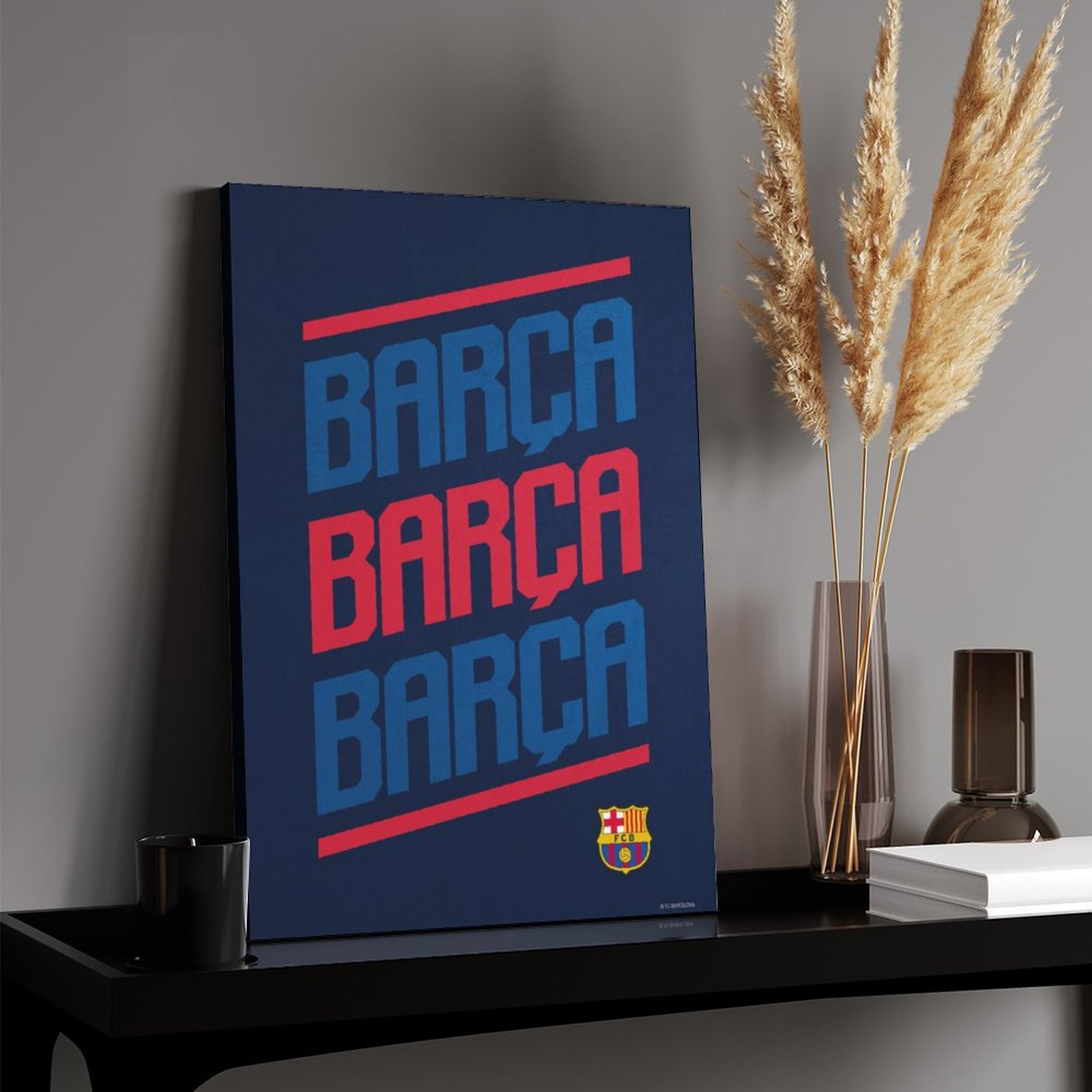 Barca navy red