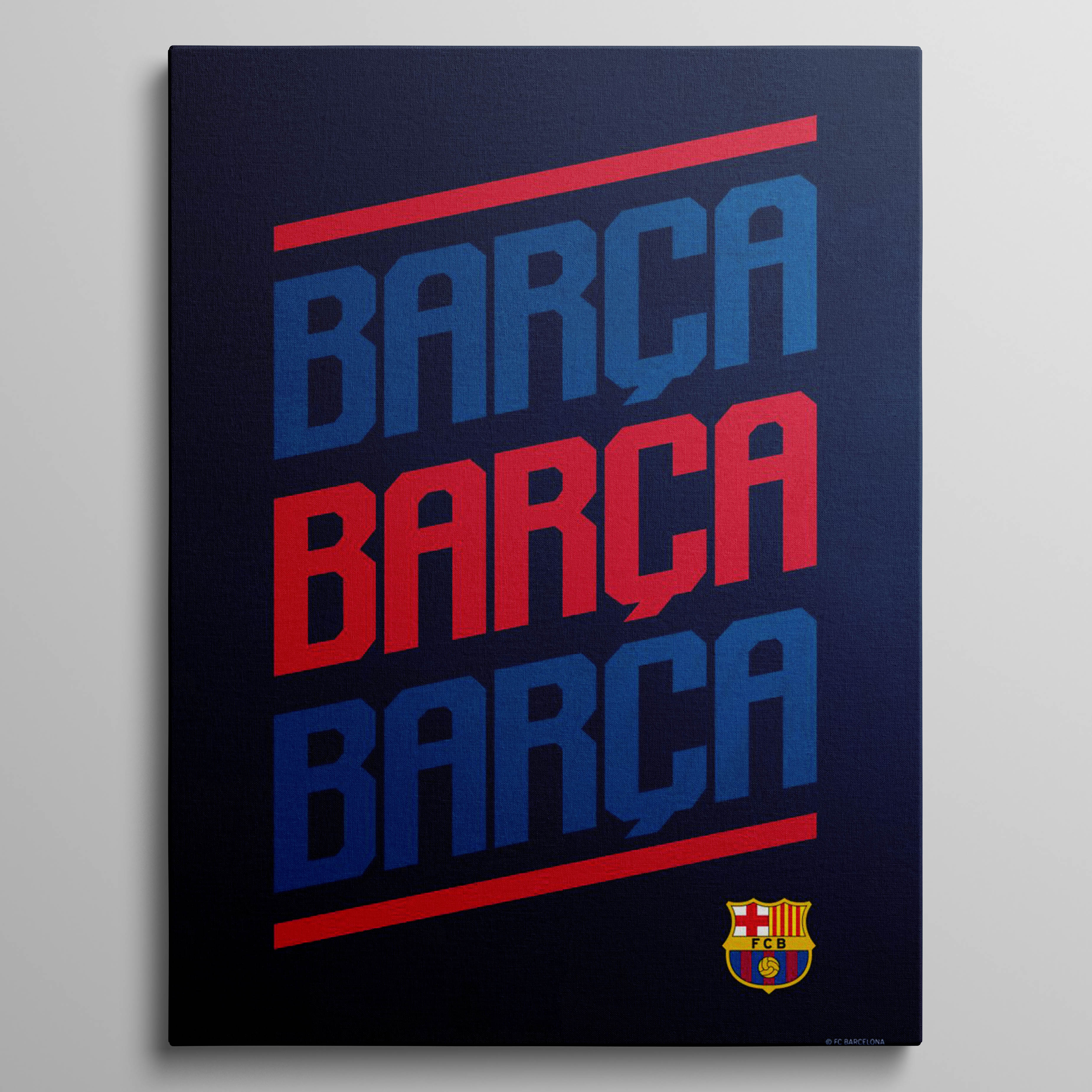 Barca navy red