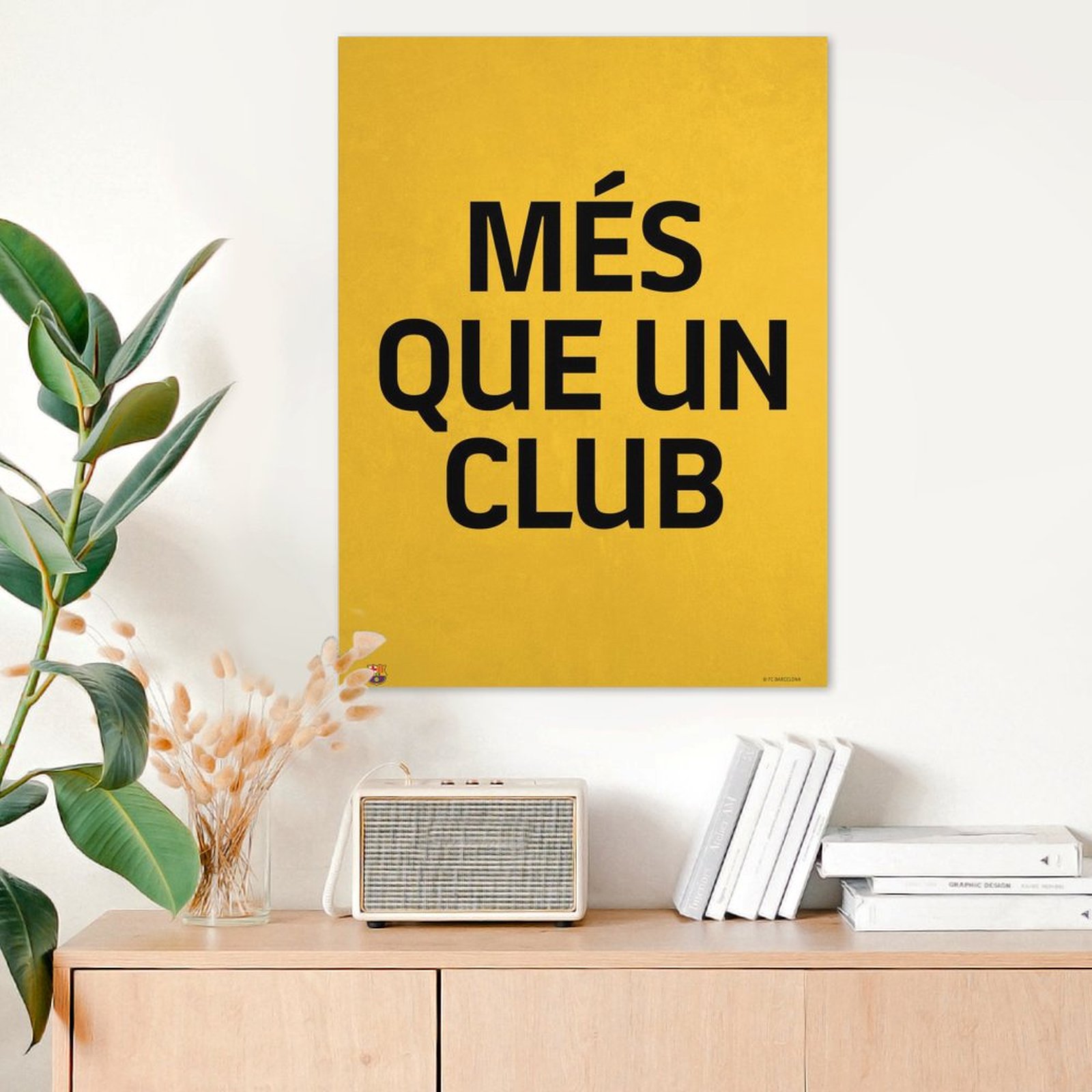 Mes Que Un Club yellow