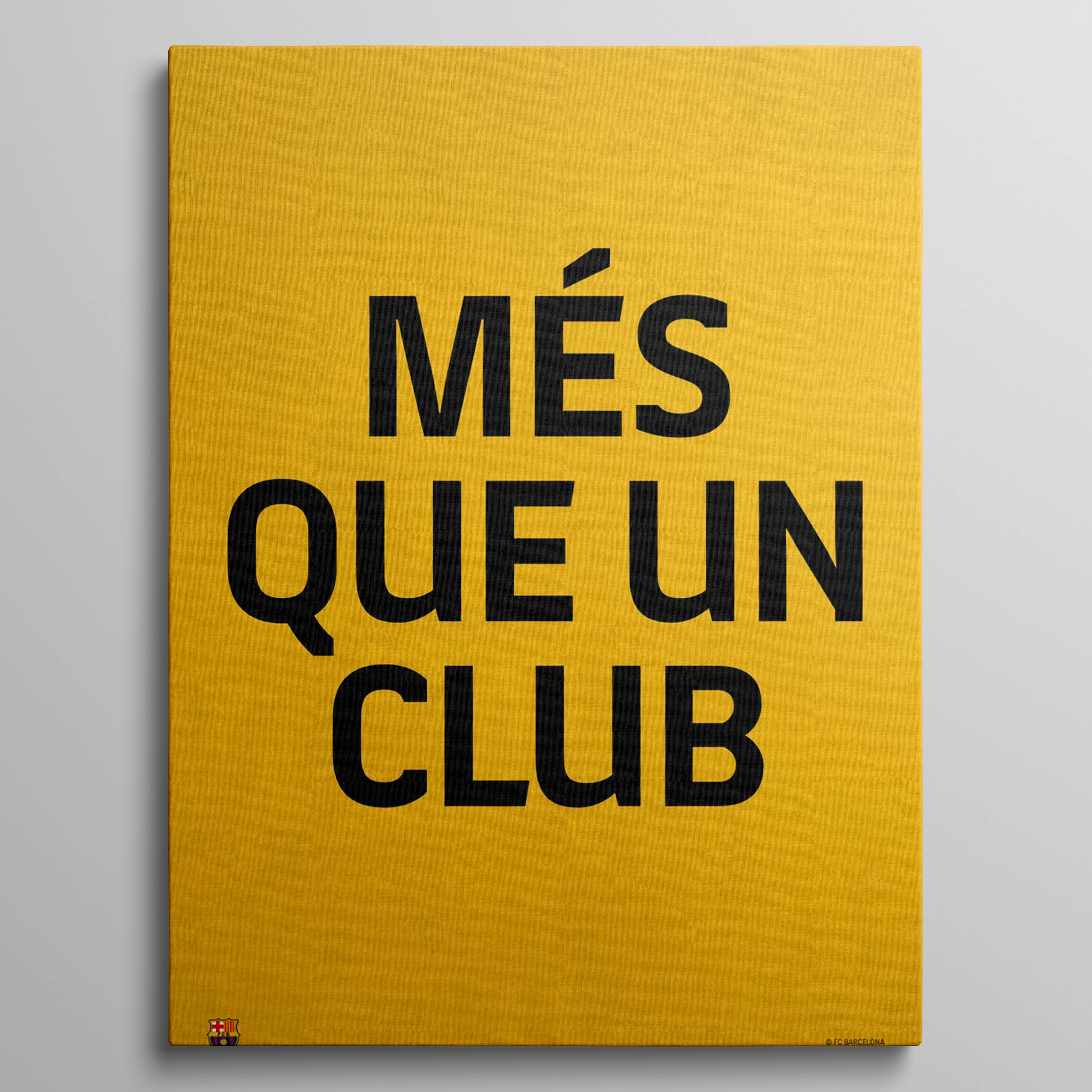 Mes Que Un Club yellow