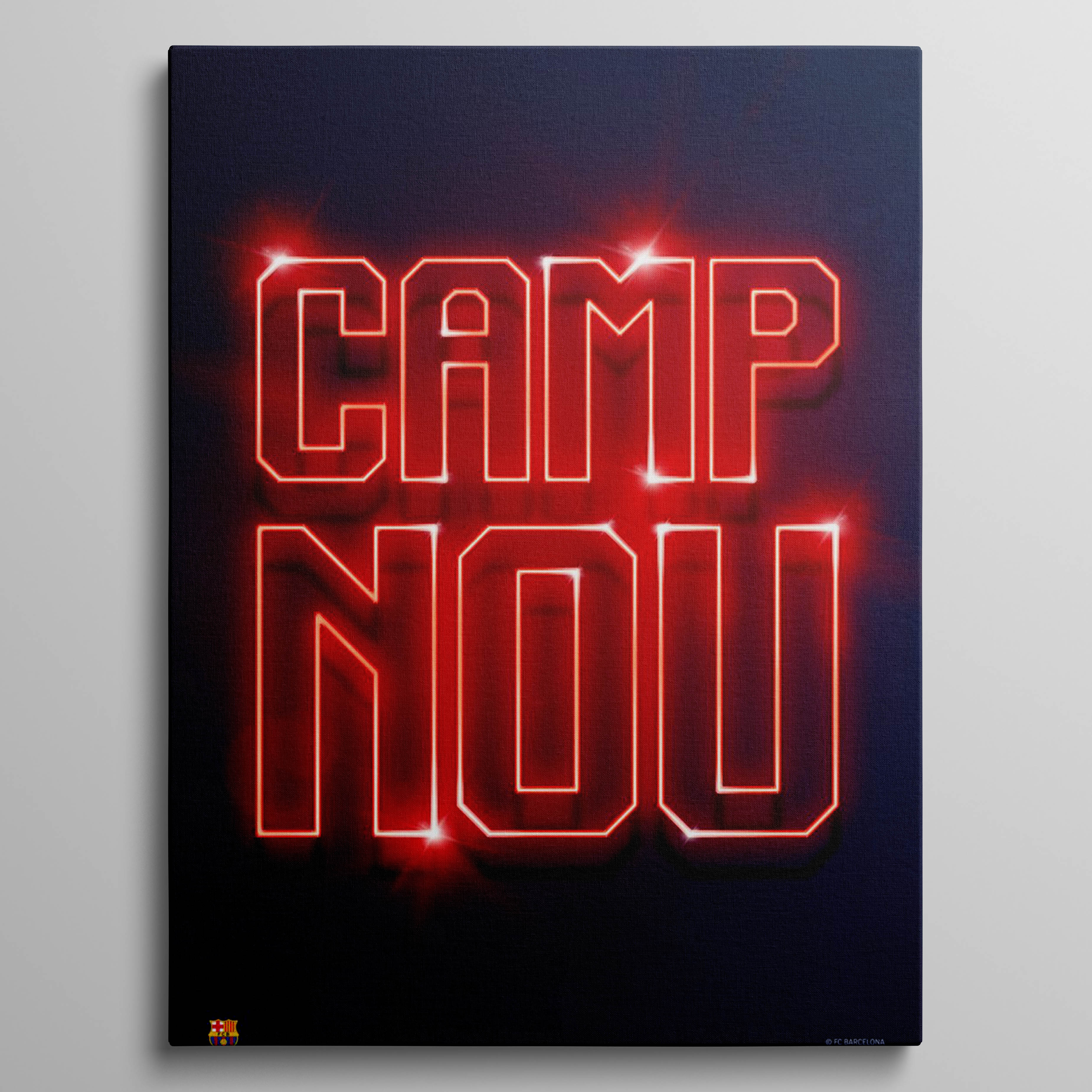 Camp Nou neon