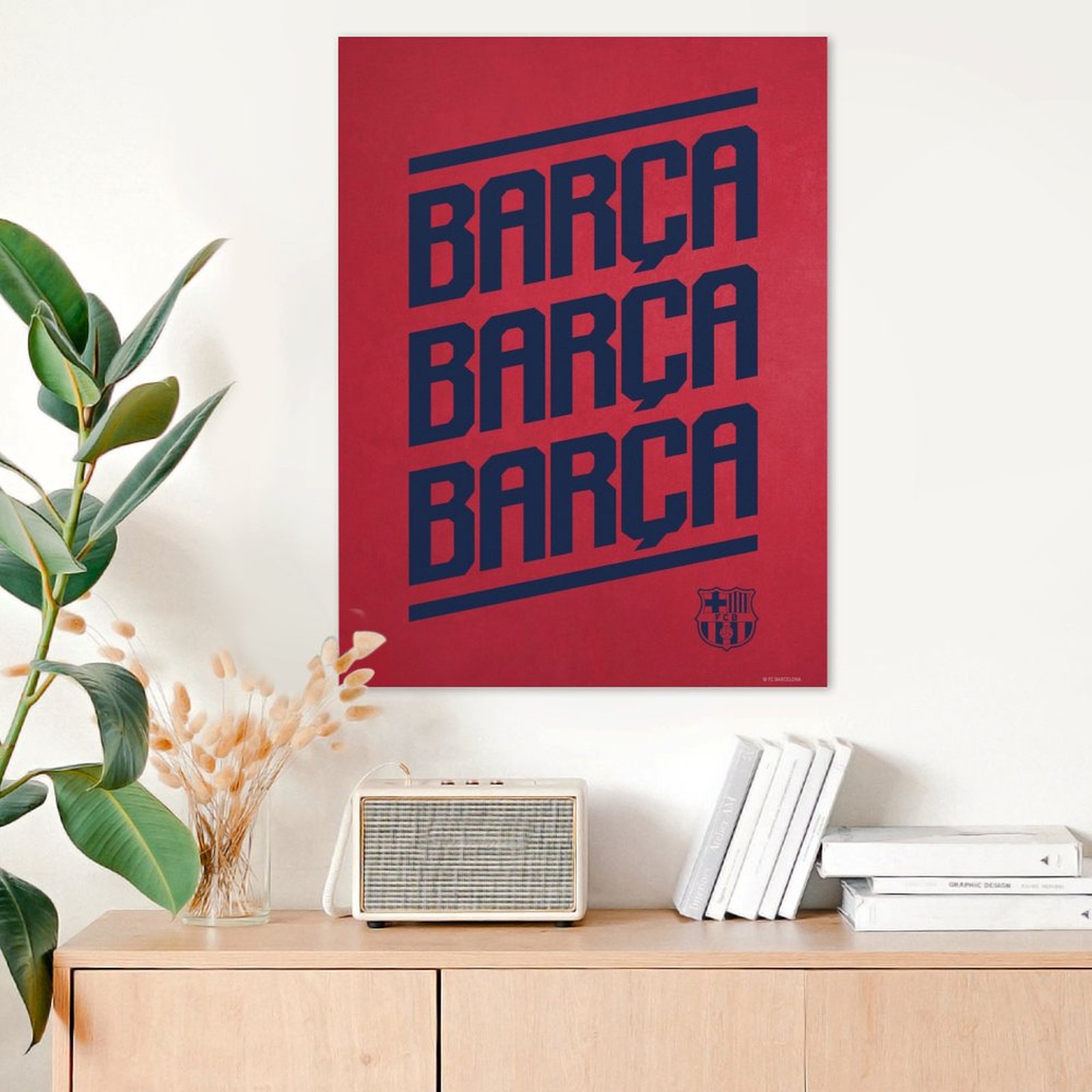 Barca dark red