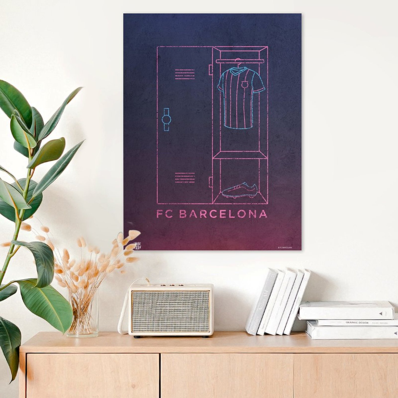 Barca Locker Dark Neon