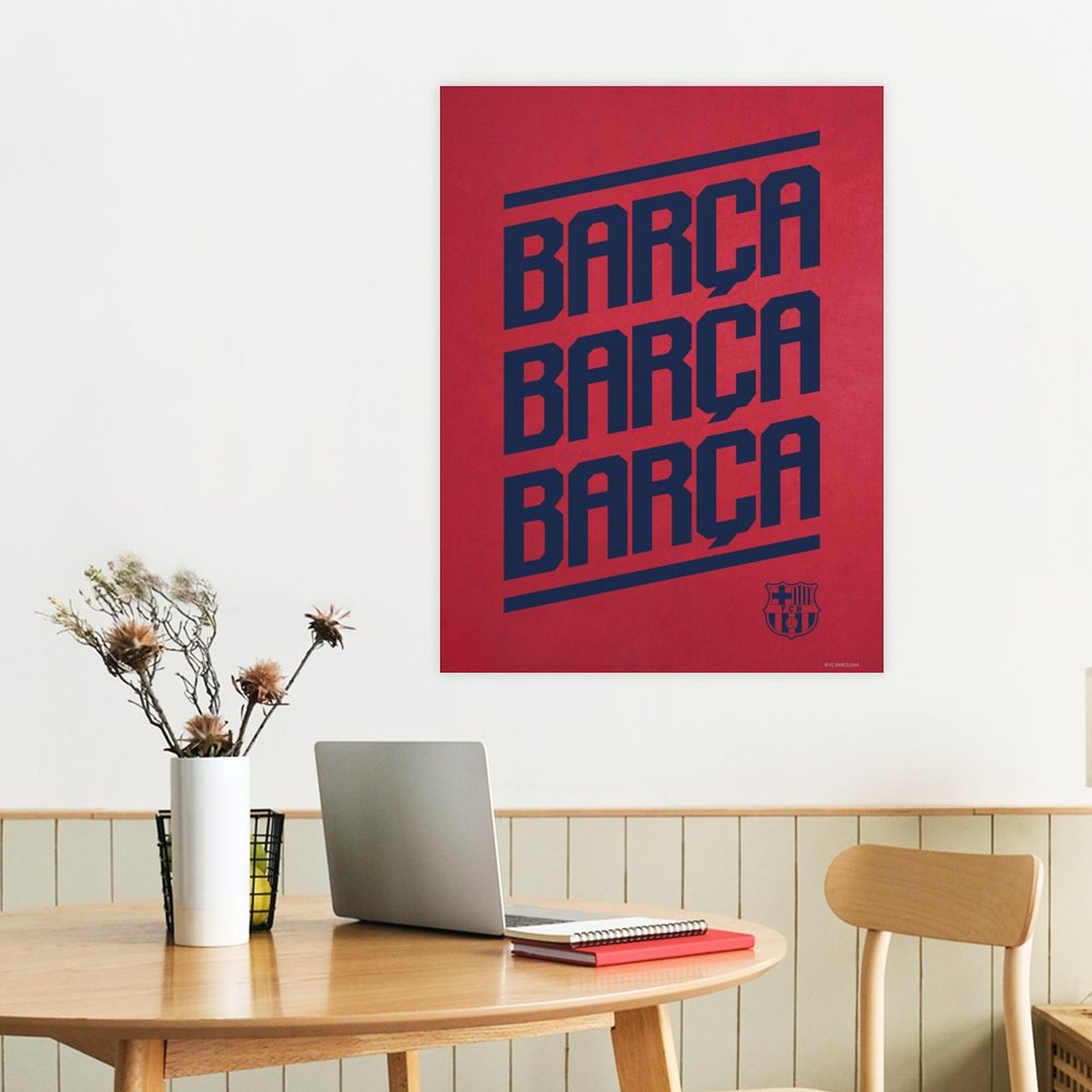 Barca dark red