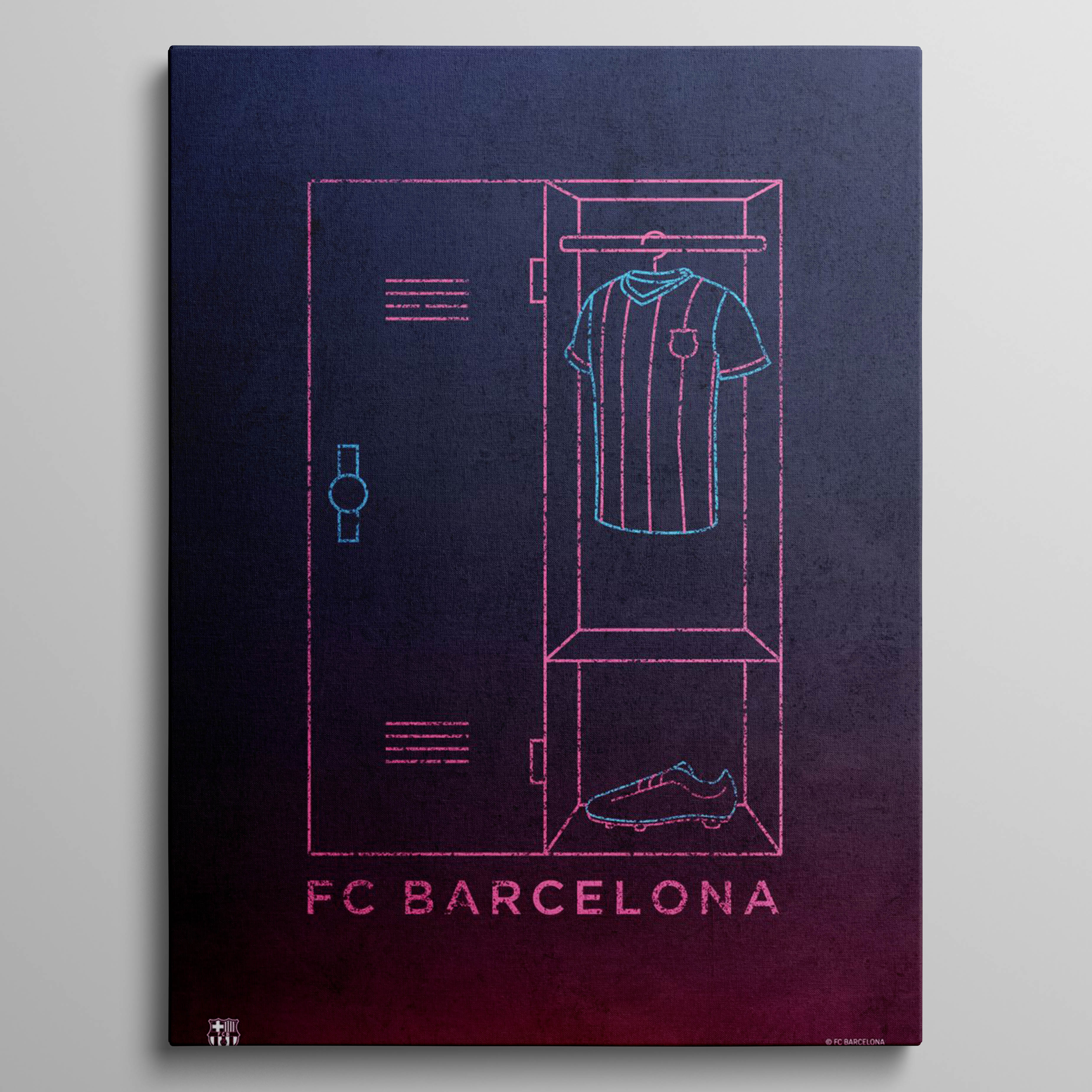 Barca Locker Dark Neon