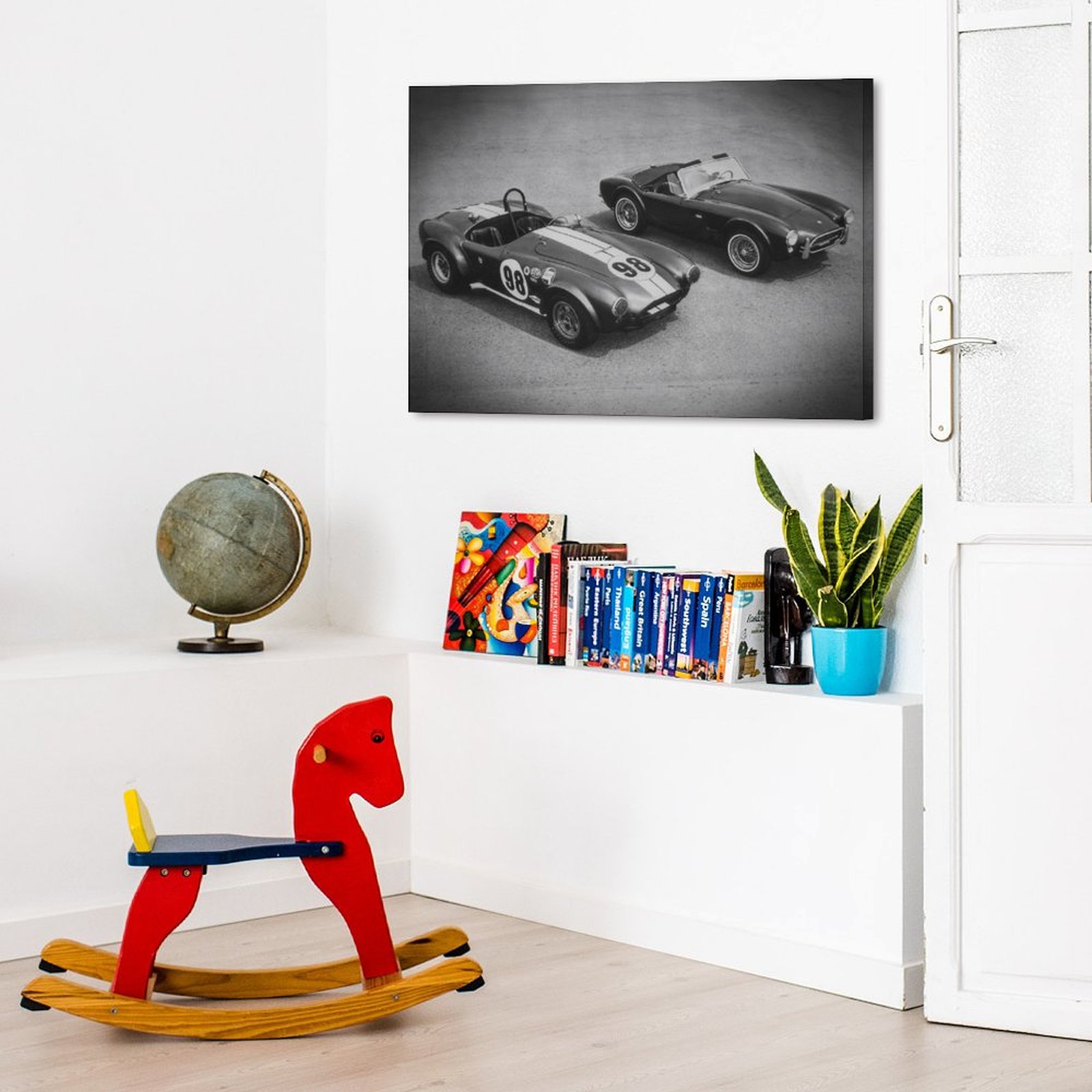 Black and White Shelby