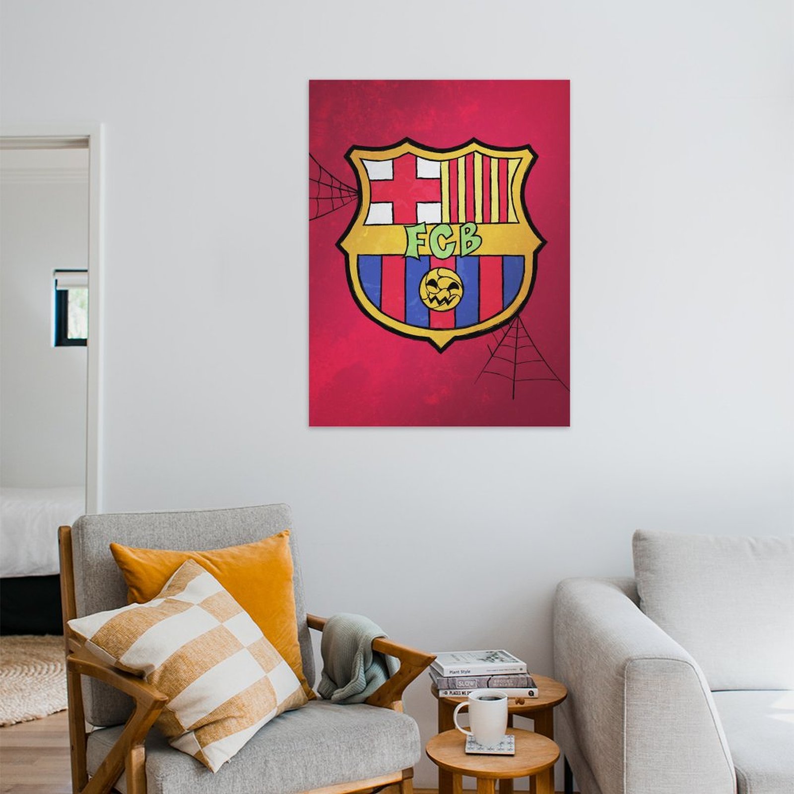 Cobweb Barca crest